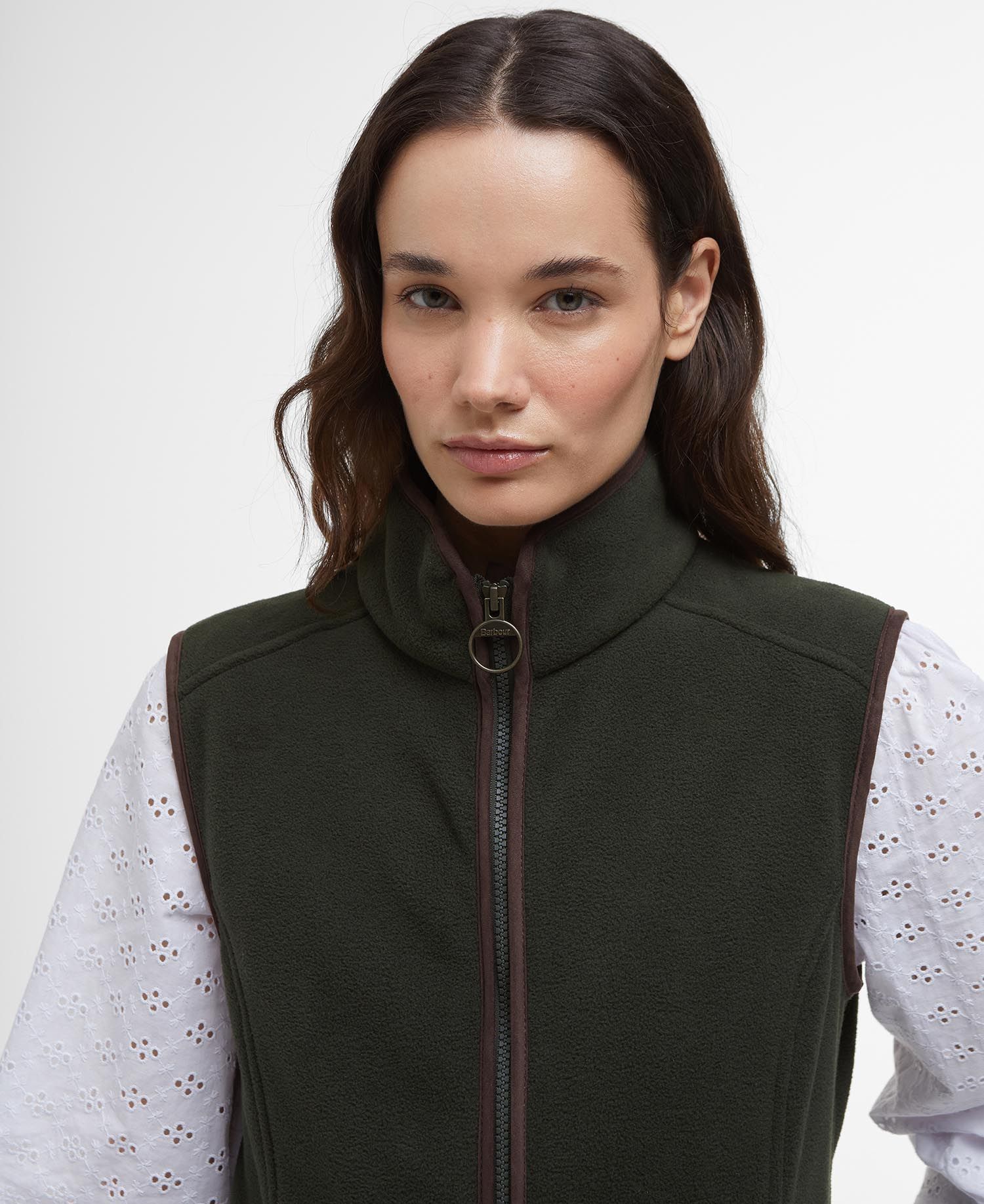 Country Colton Fleece Gilet - Sage