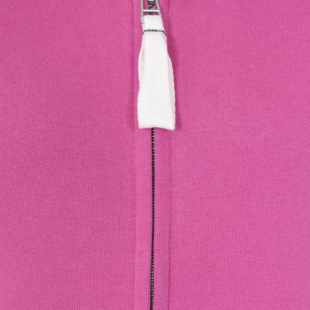 Super Soft Full Zip Plain Sweatshirt - Raspberry