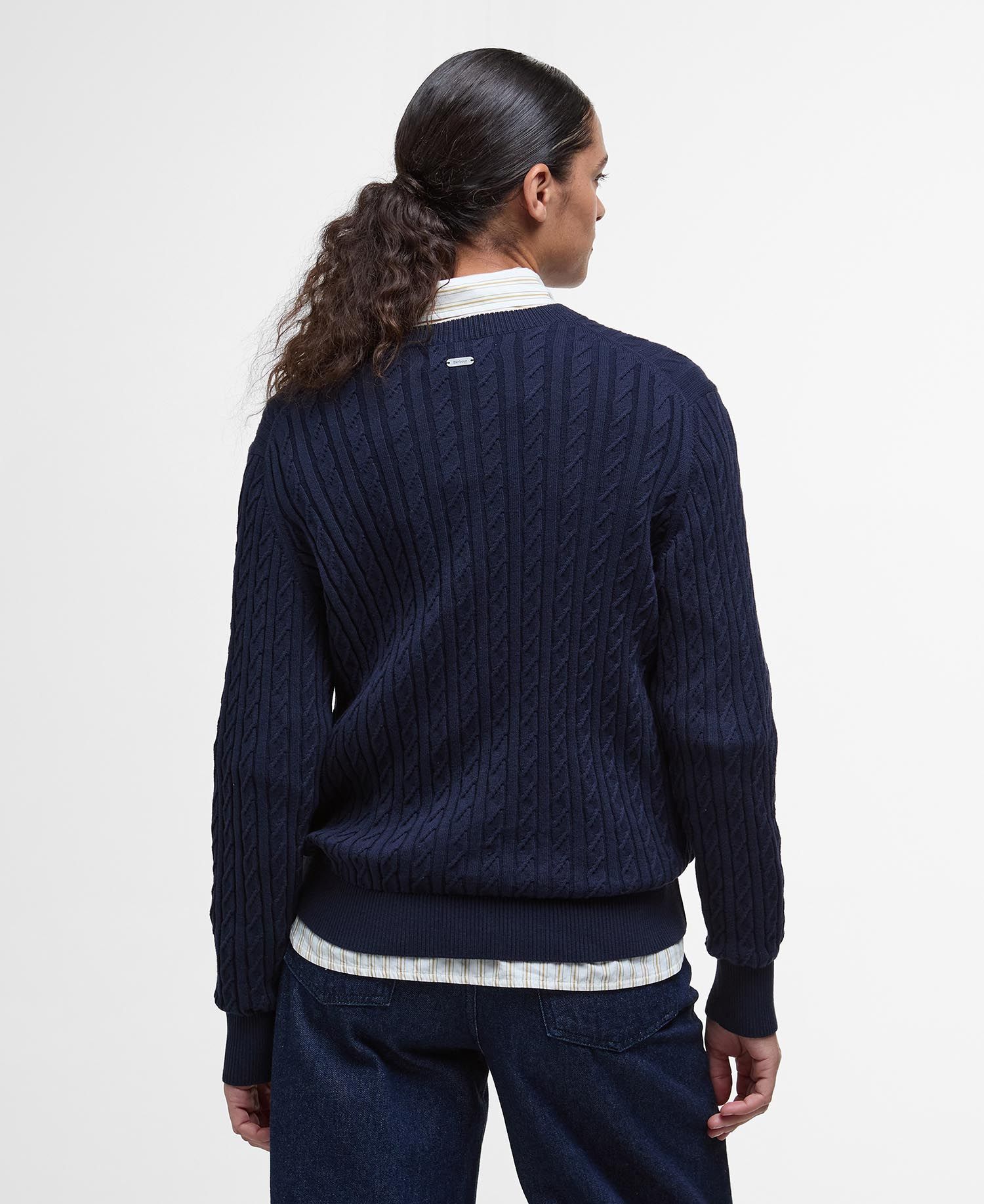 Hartland Crew Neck Jumper - Navy