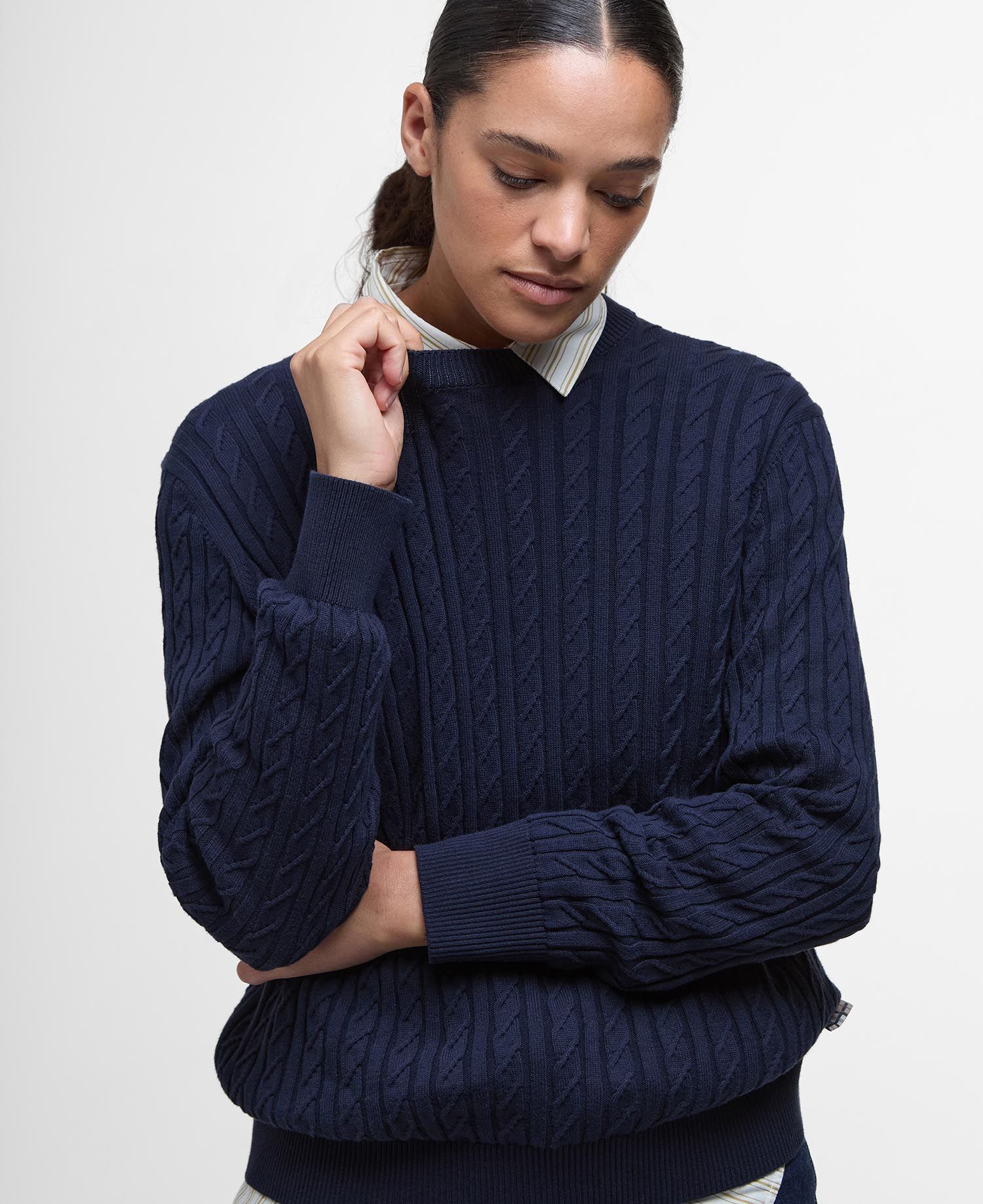 Hartland Crew Neck Jumper - Navy