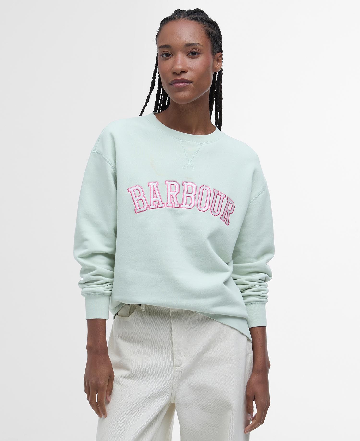 Northumberland Sweatshirt - Pale Aqua