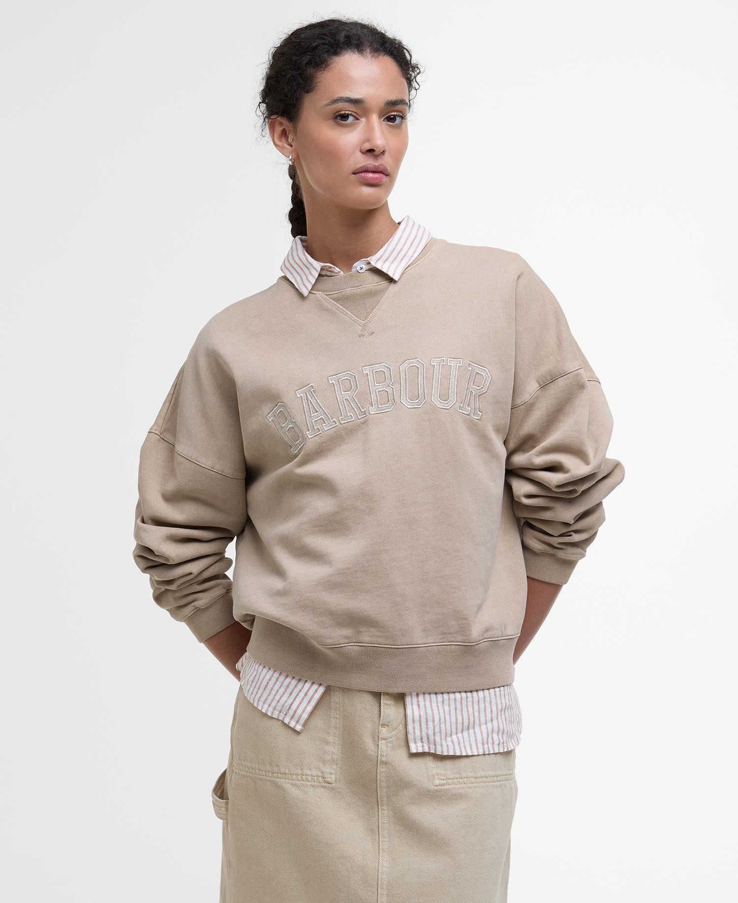 Millie Logo Sweatshirt - Praline