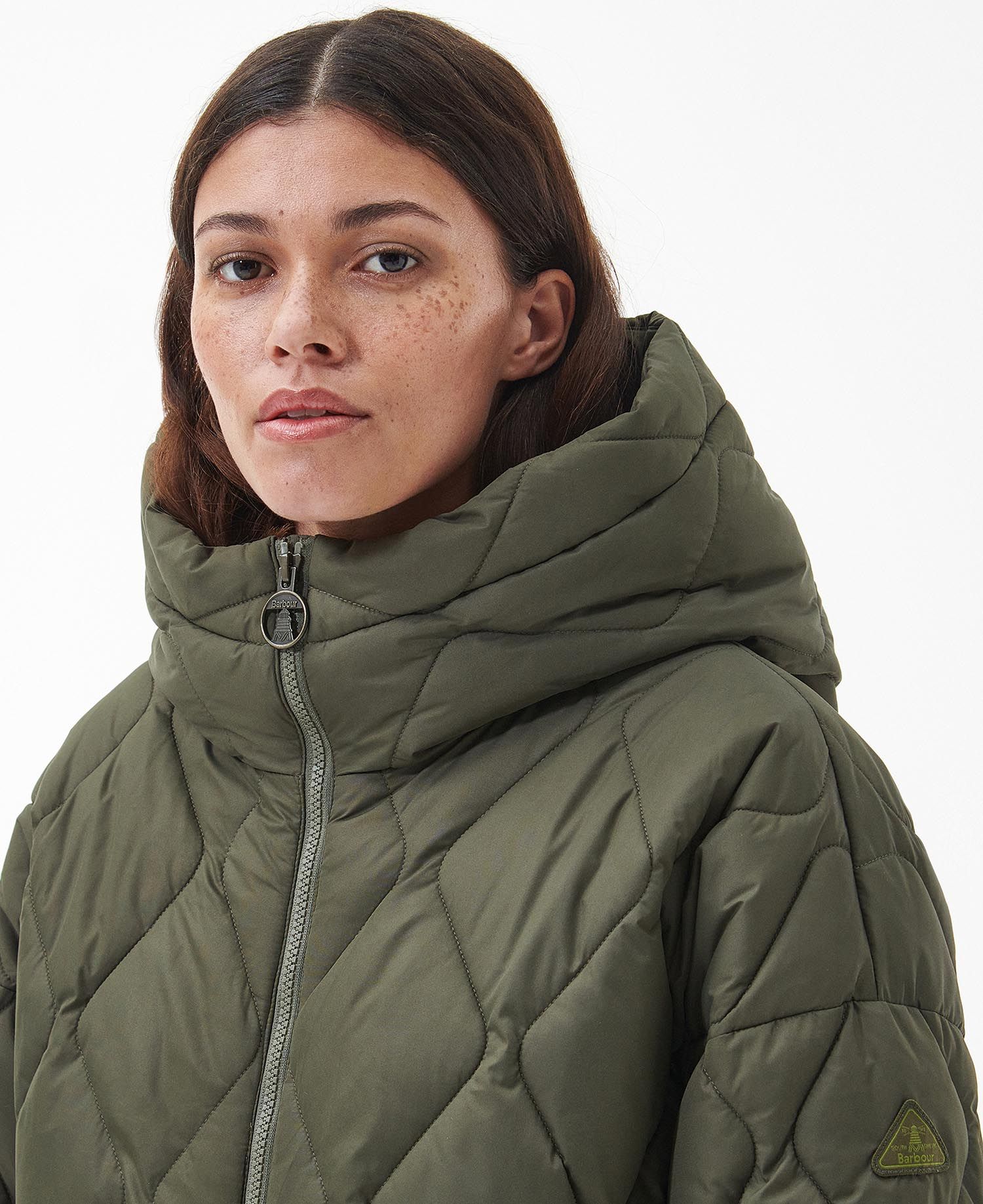 Aster Quilted Jacket - Deep Olive