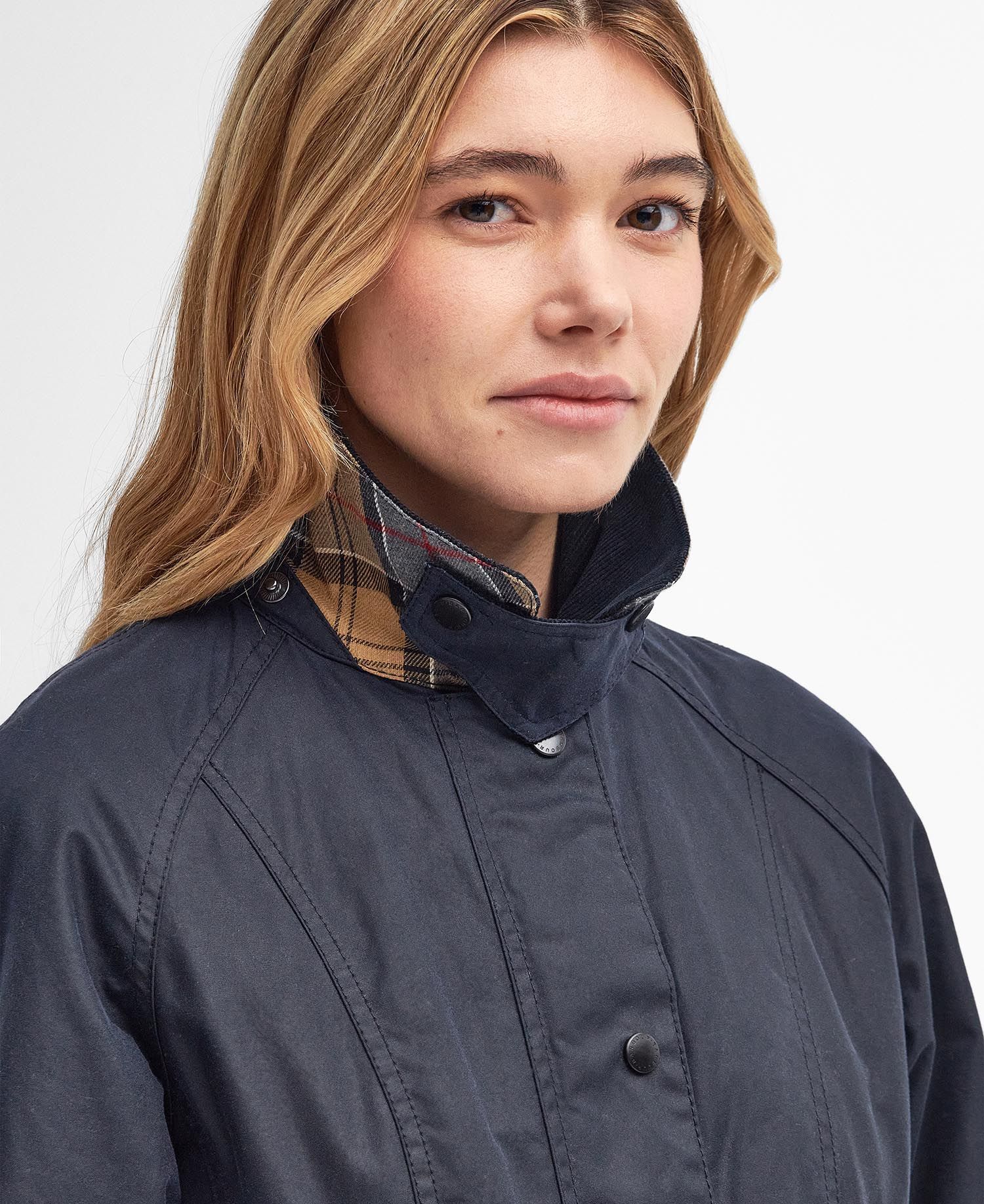 Beadnell Wax Jacket - Navy