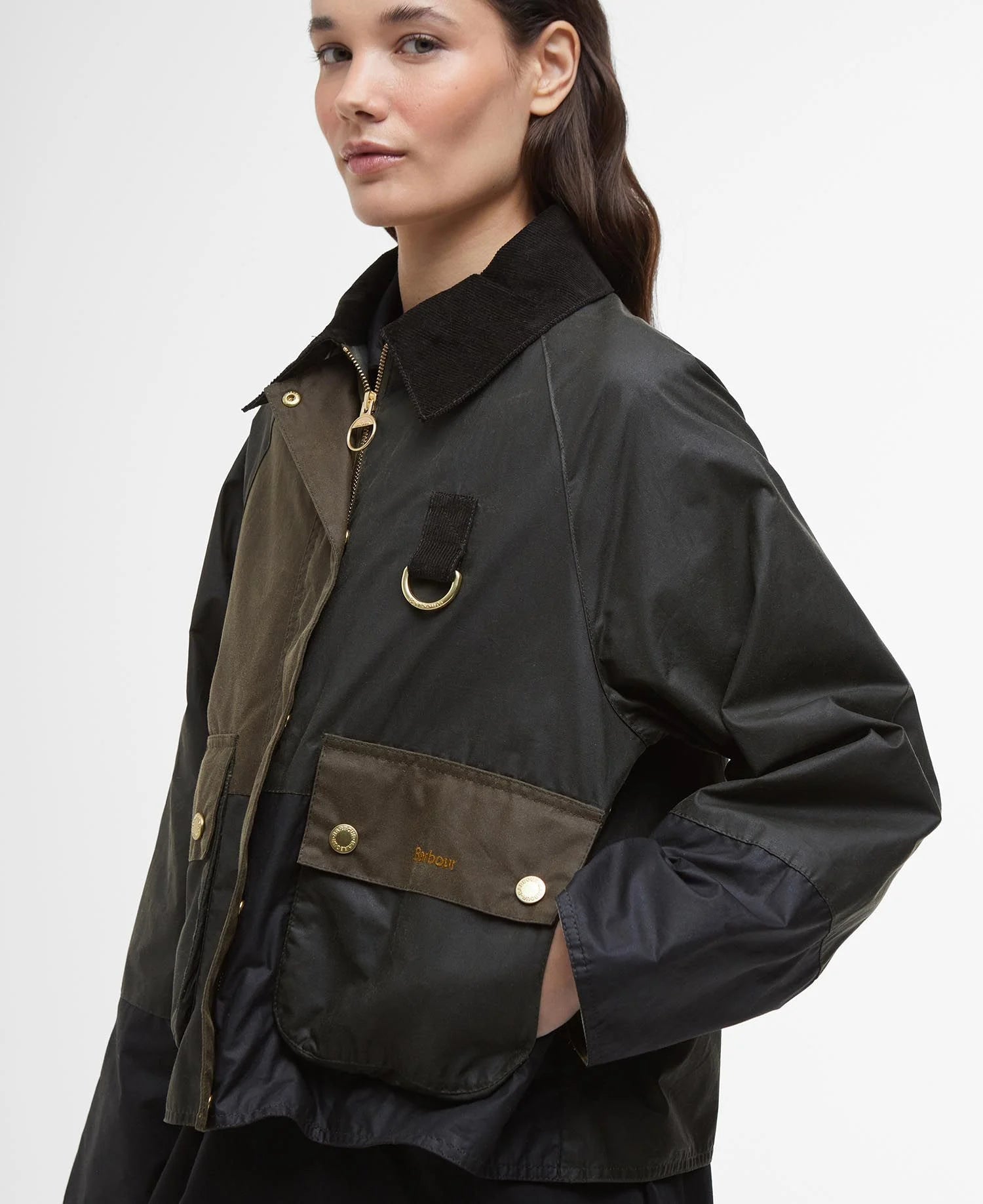 Alma Wax Jacket - Archive Olive/Black/Beech/Ancient
