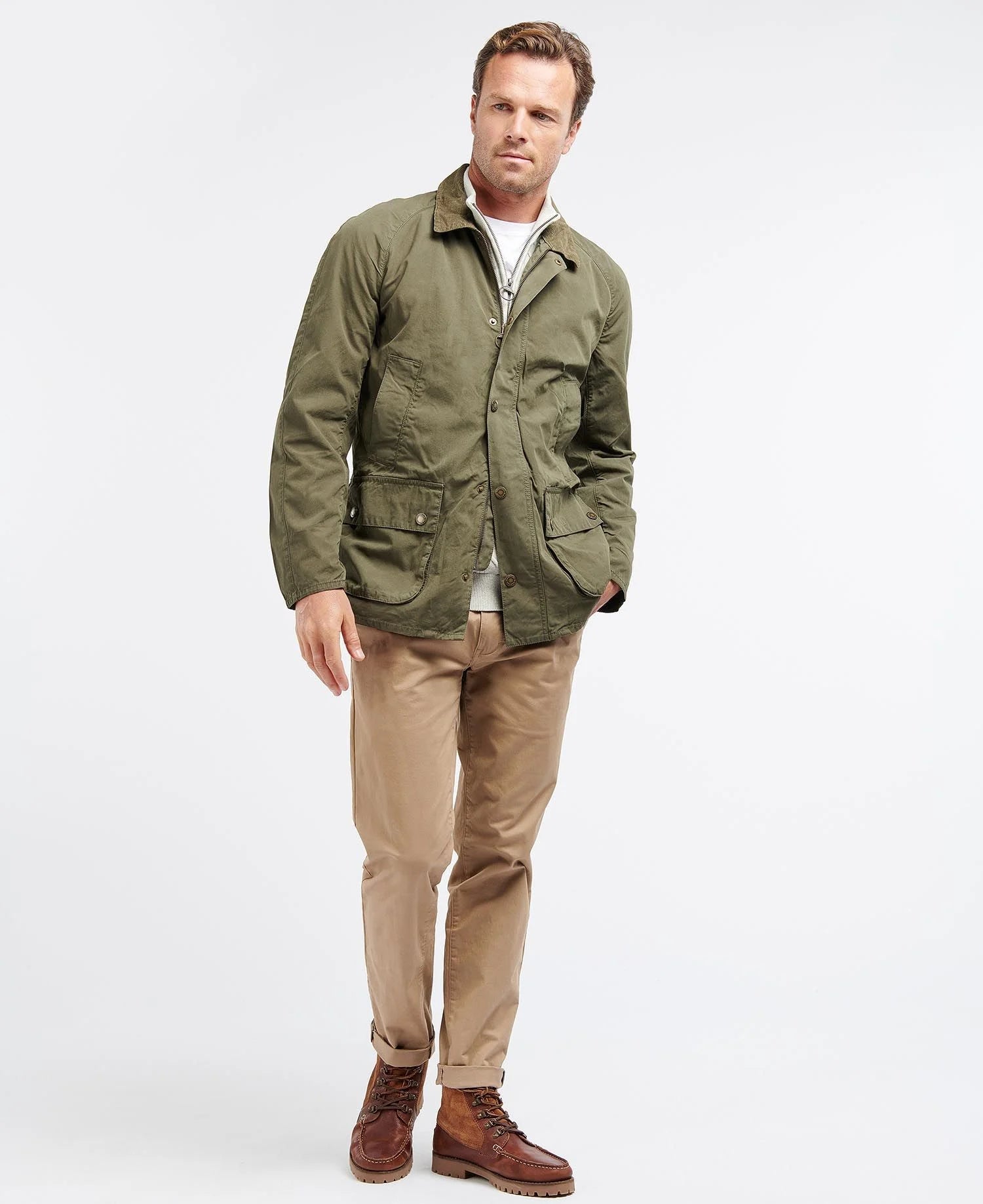Ashby Casual Jacket - Olive