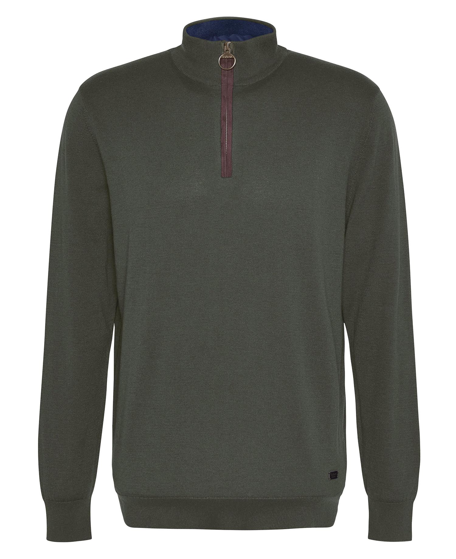 Bayfield Quarter-Zip Jumper - Mid Olive