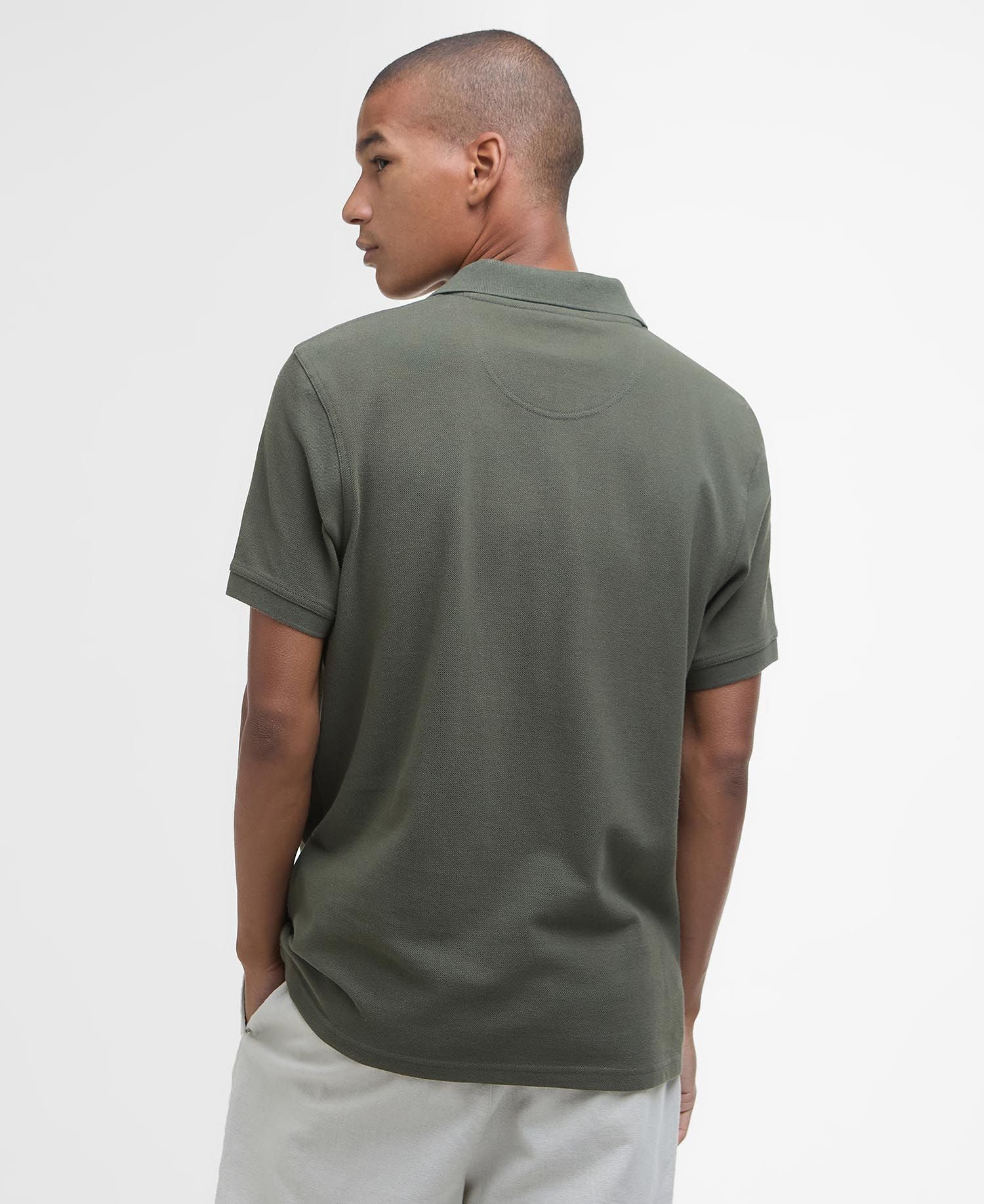 Sports Short-Sleeved Polo Shirt - Uniform Green
