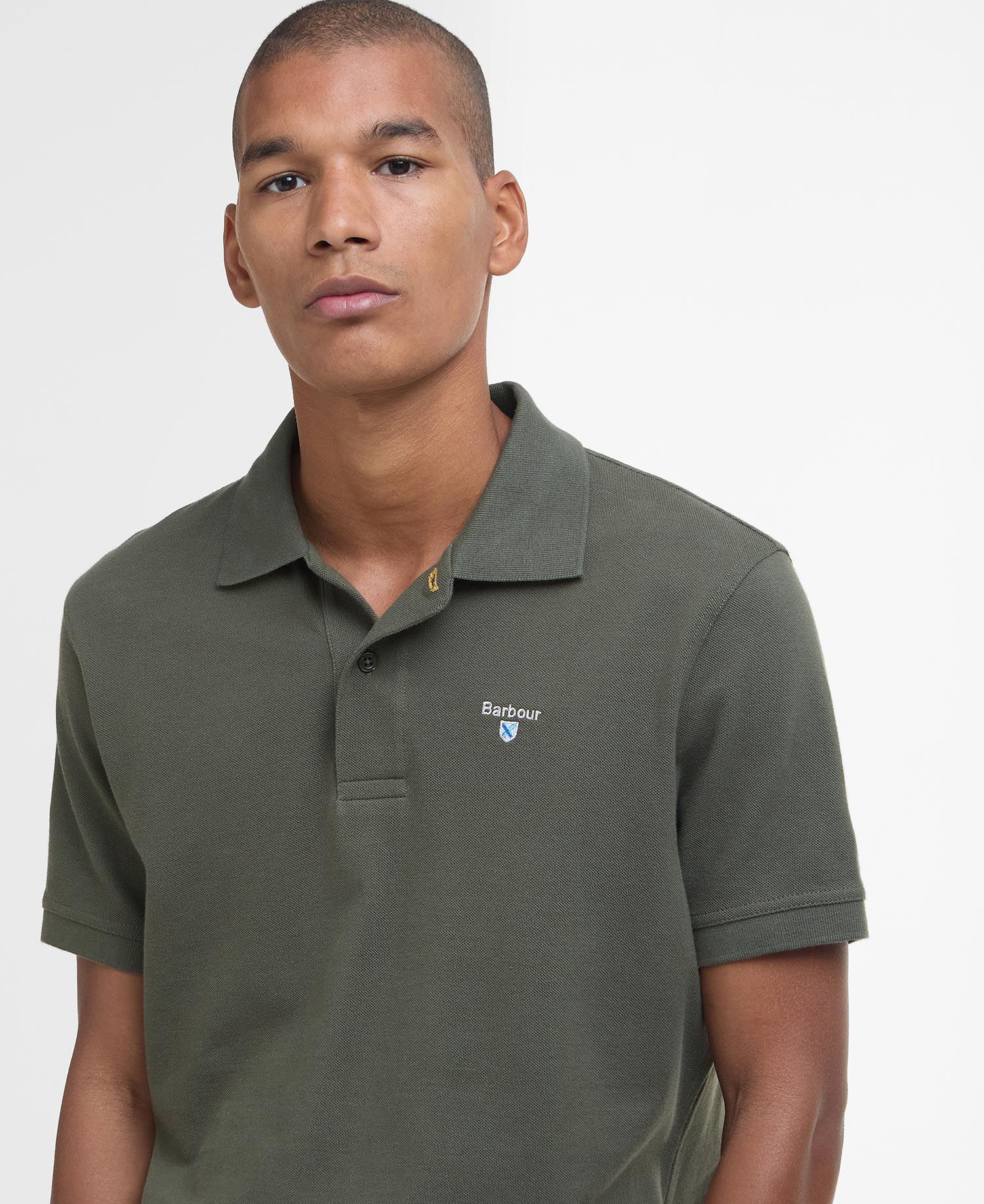 Sports Short-Sleeved Polo Shirt - Uniform Green