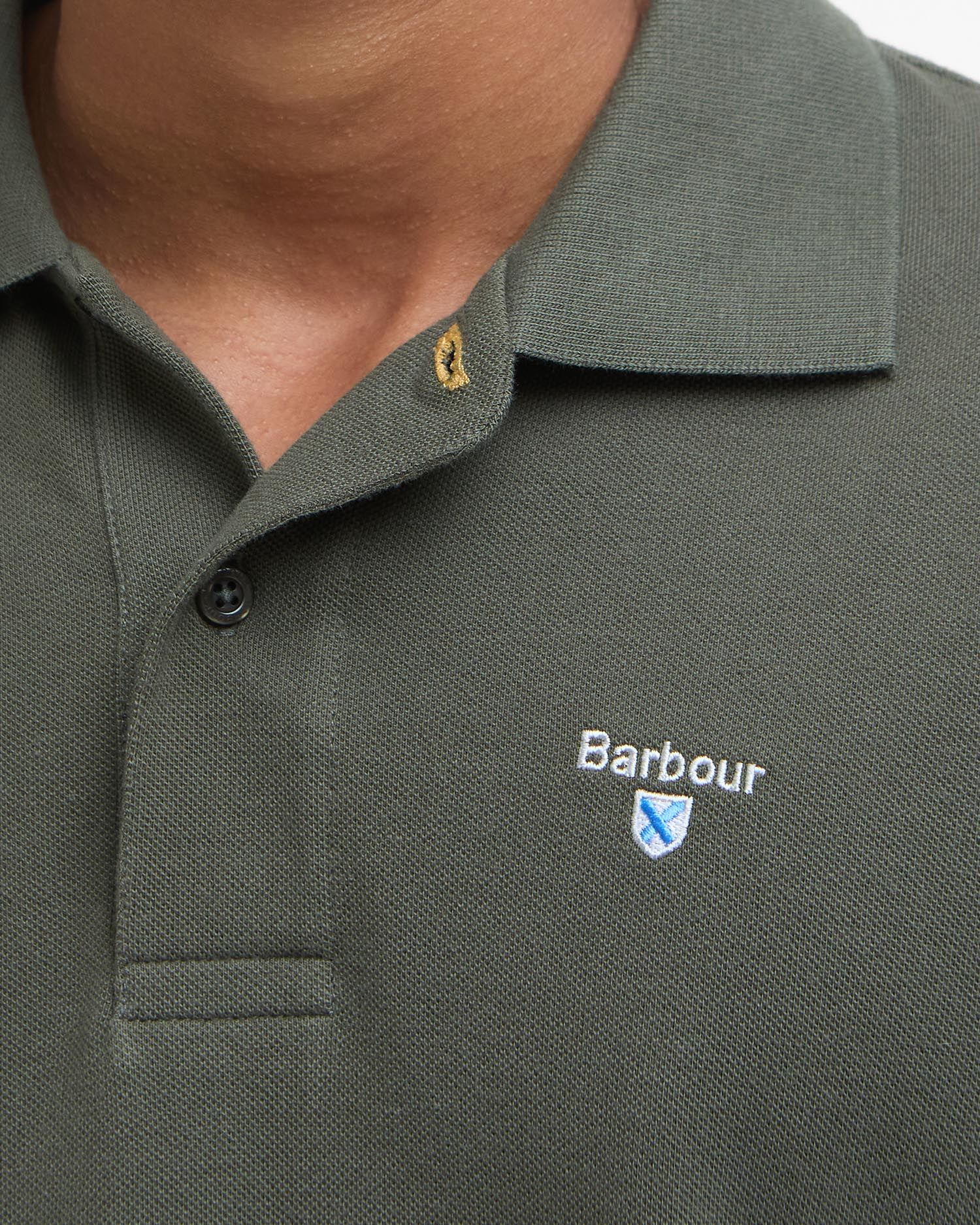 Sports Short-Sleeved Polo Shirt - Uniform Green