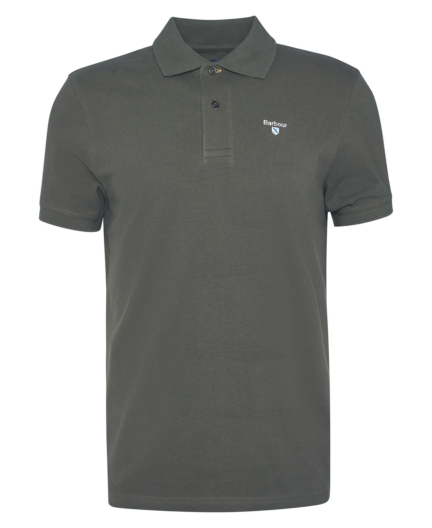 Sports Short-Sleeved Polo Shirt - Uniform Green