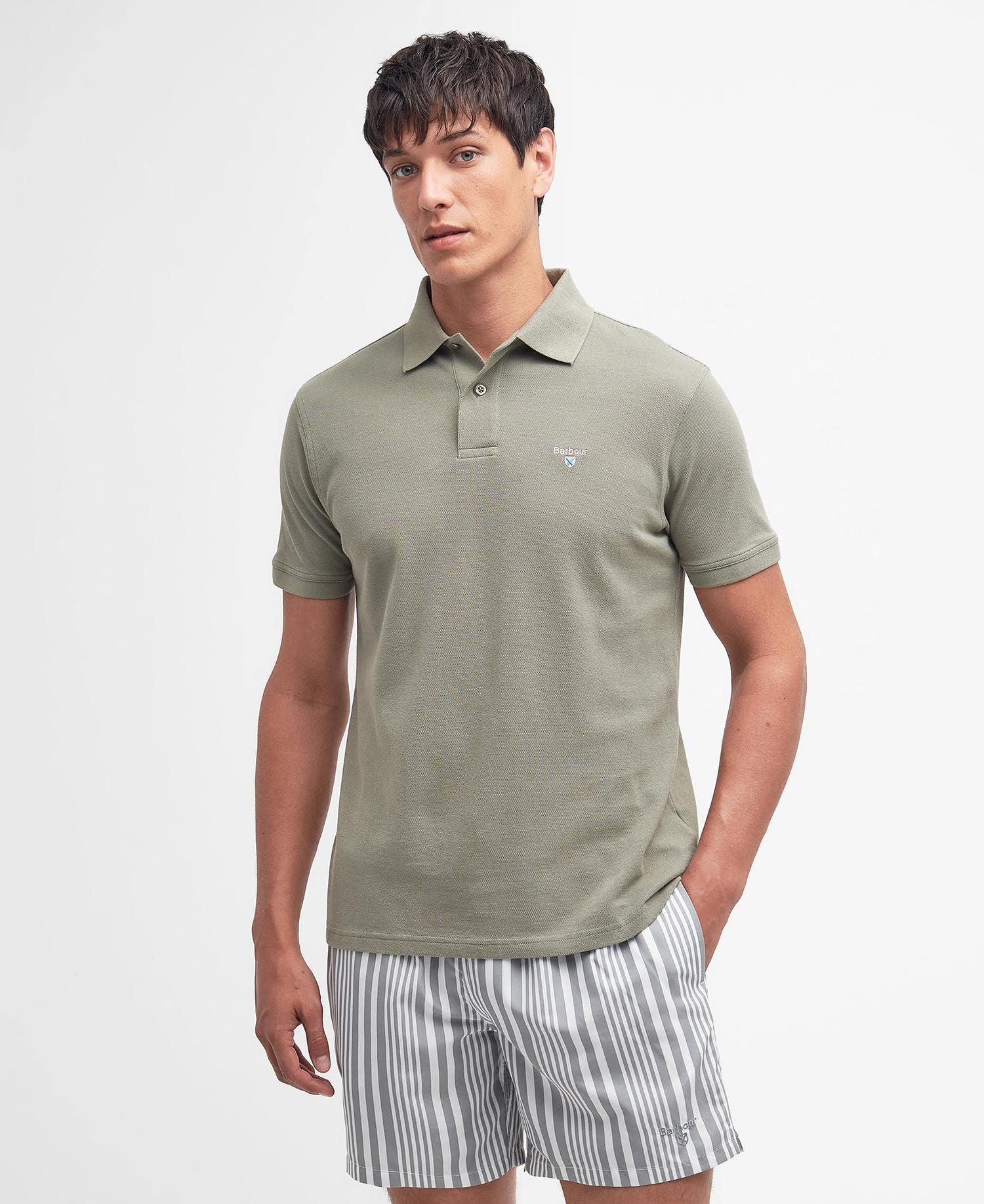 Sports Polo - Dusty Green