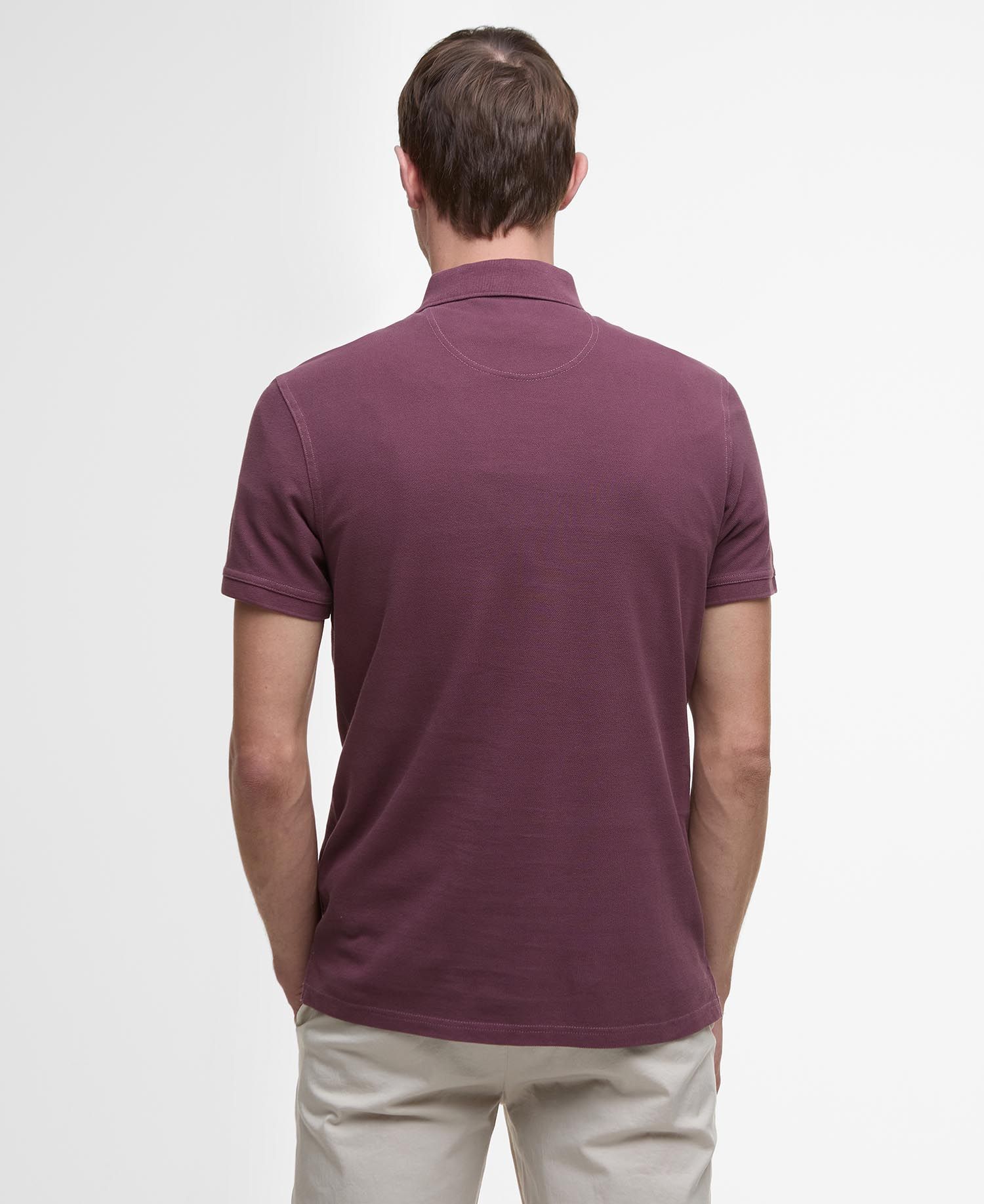 Washed-Out Sports Polo Shirt - Burnt Heather