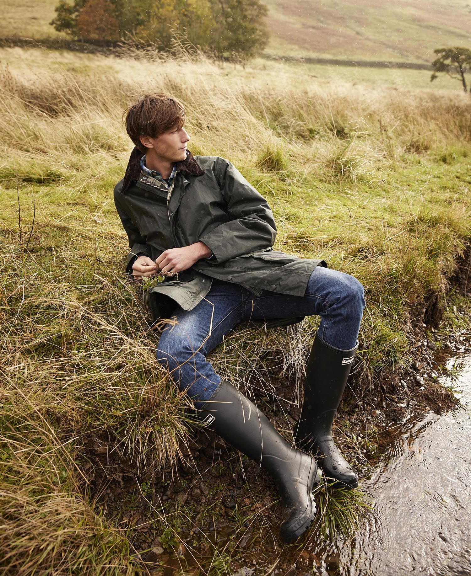 Men's Bede Wellington Boots - Black