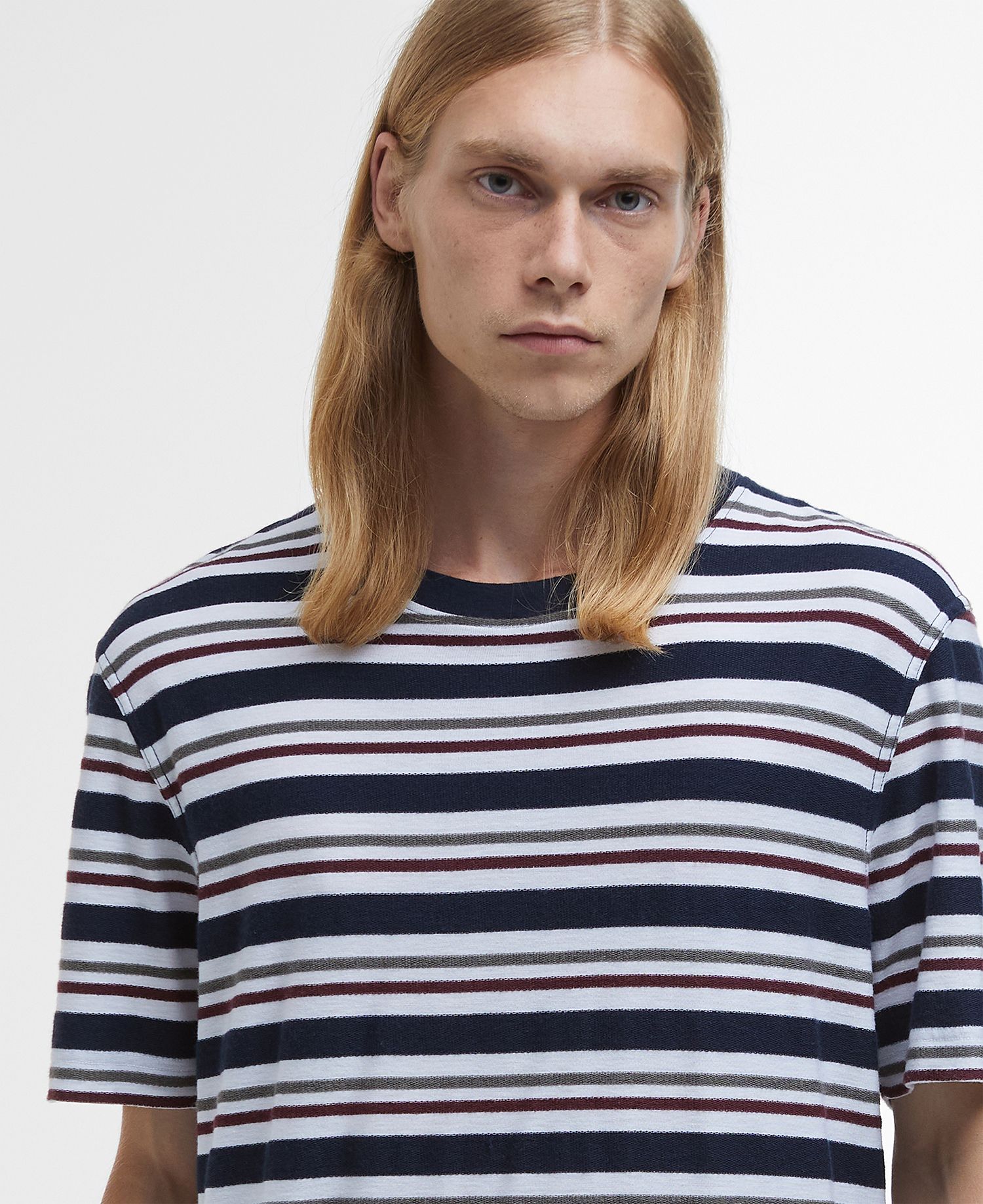 Feltwell Relaxed Fit Stripe T-shirt - Classic Navy