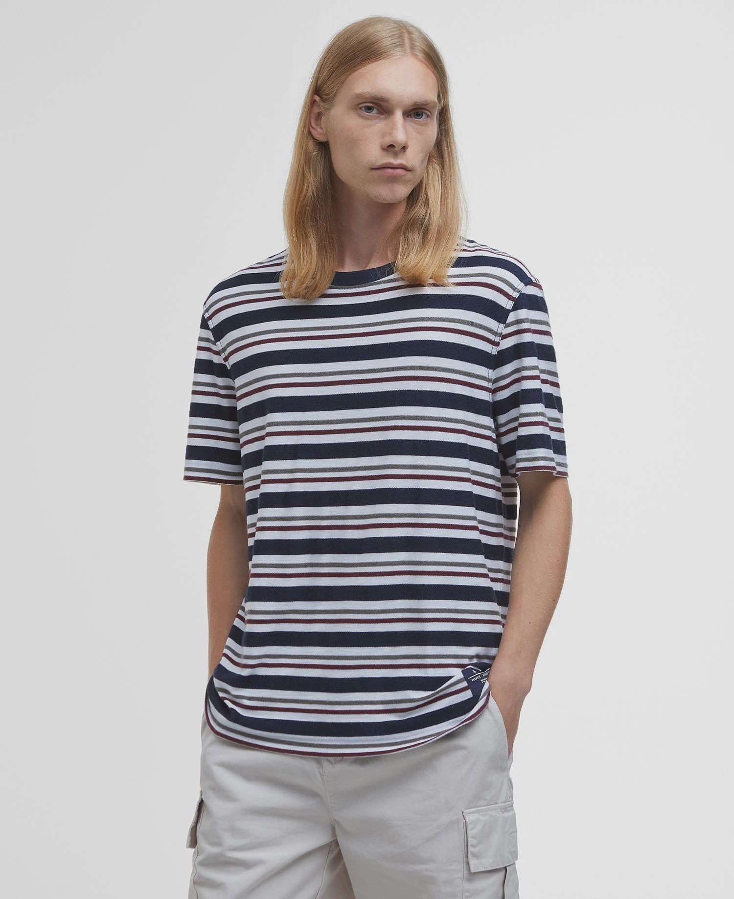 Feltwell Relaxed Fit Stripe T-shirt - Classic Navy
