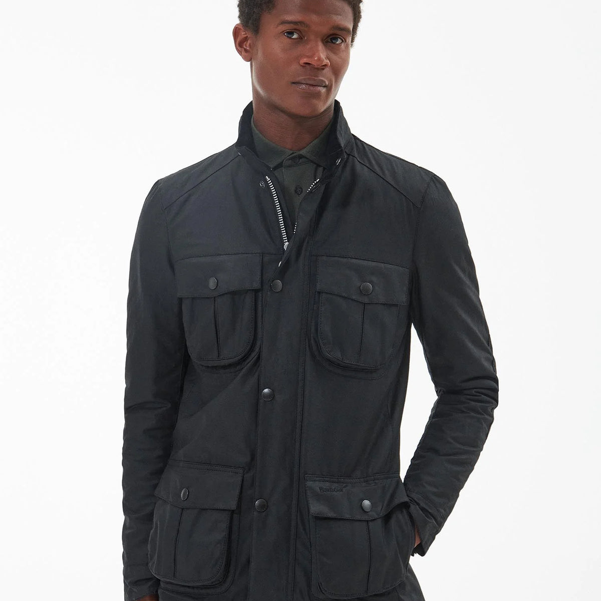 Black wax jacket shop