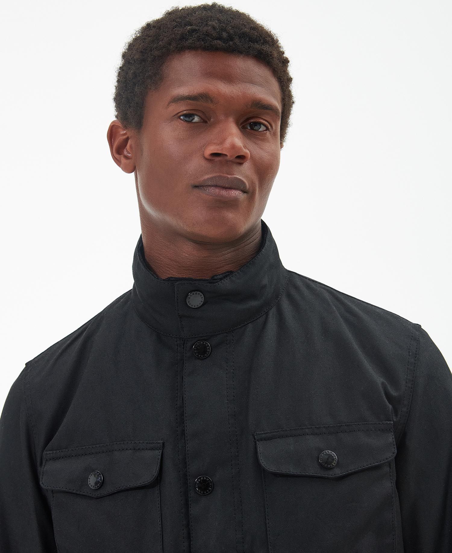 Ogston Wax Jacket - Black/Classic