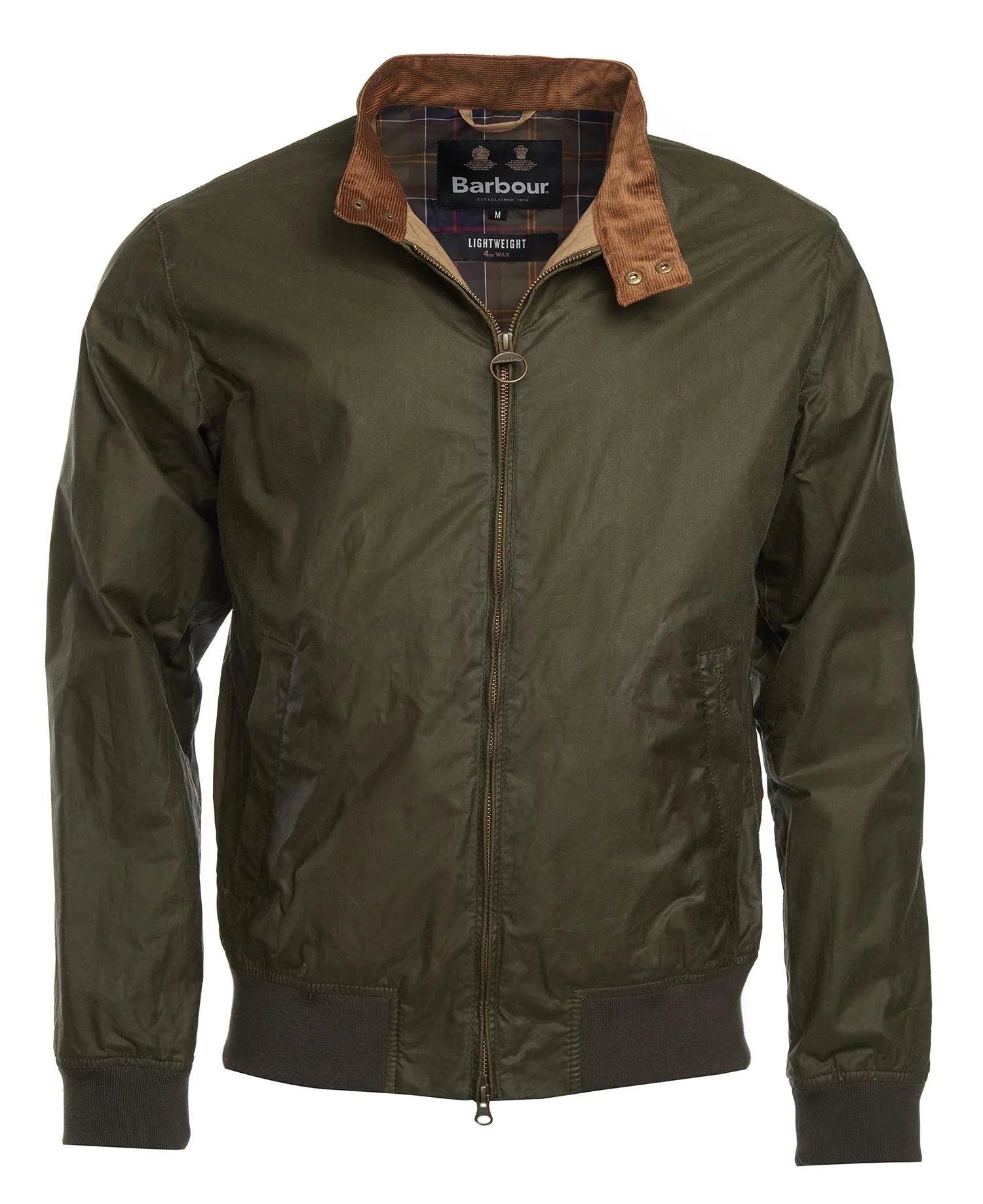 Lightweight Royston Waxed Jacket - Archive Olive