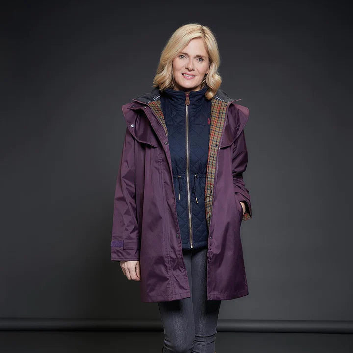 Cotswold Waterproof Coat - Blackberry