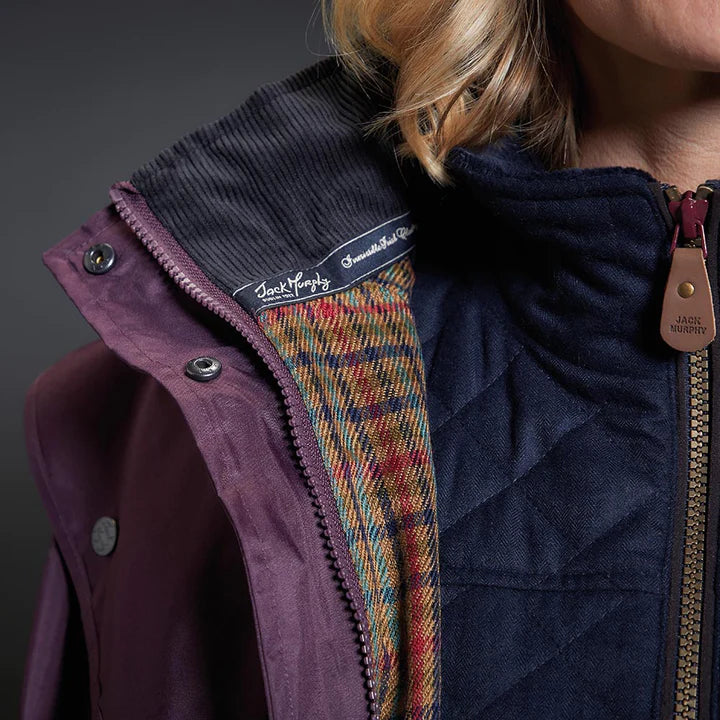 Cotswold Waterproof Coat - Blackberry