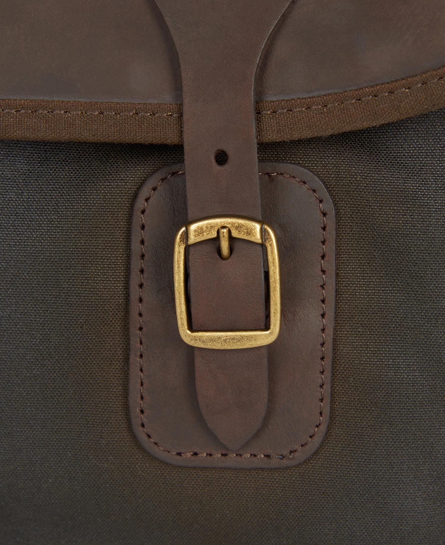 Wax Leather Tarras Bag - Olive