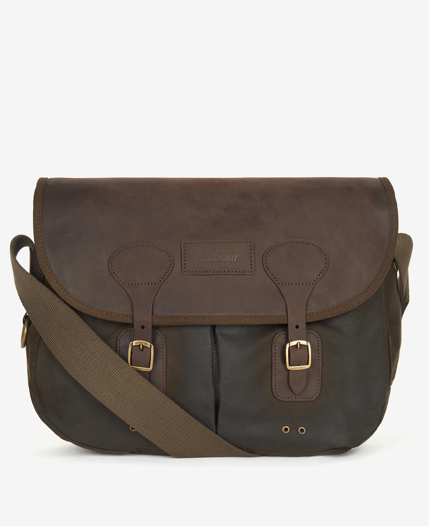 Wax Leather Tarras Bag - Olive