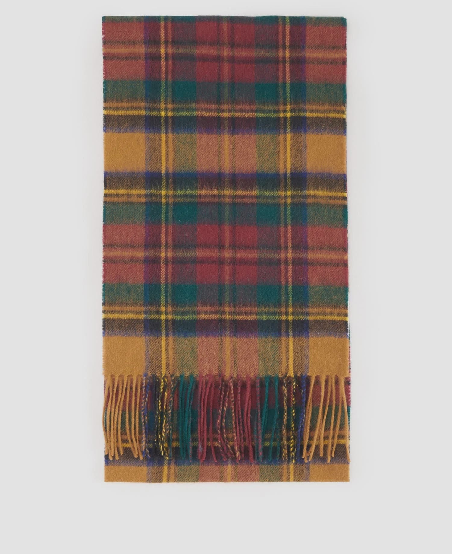 New Check Tartan Scarf - Harvest Gold