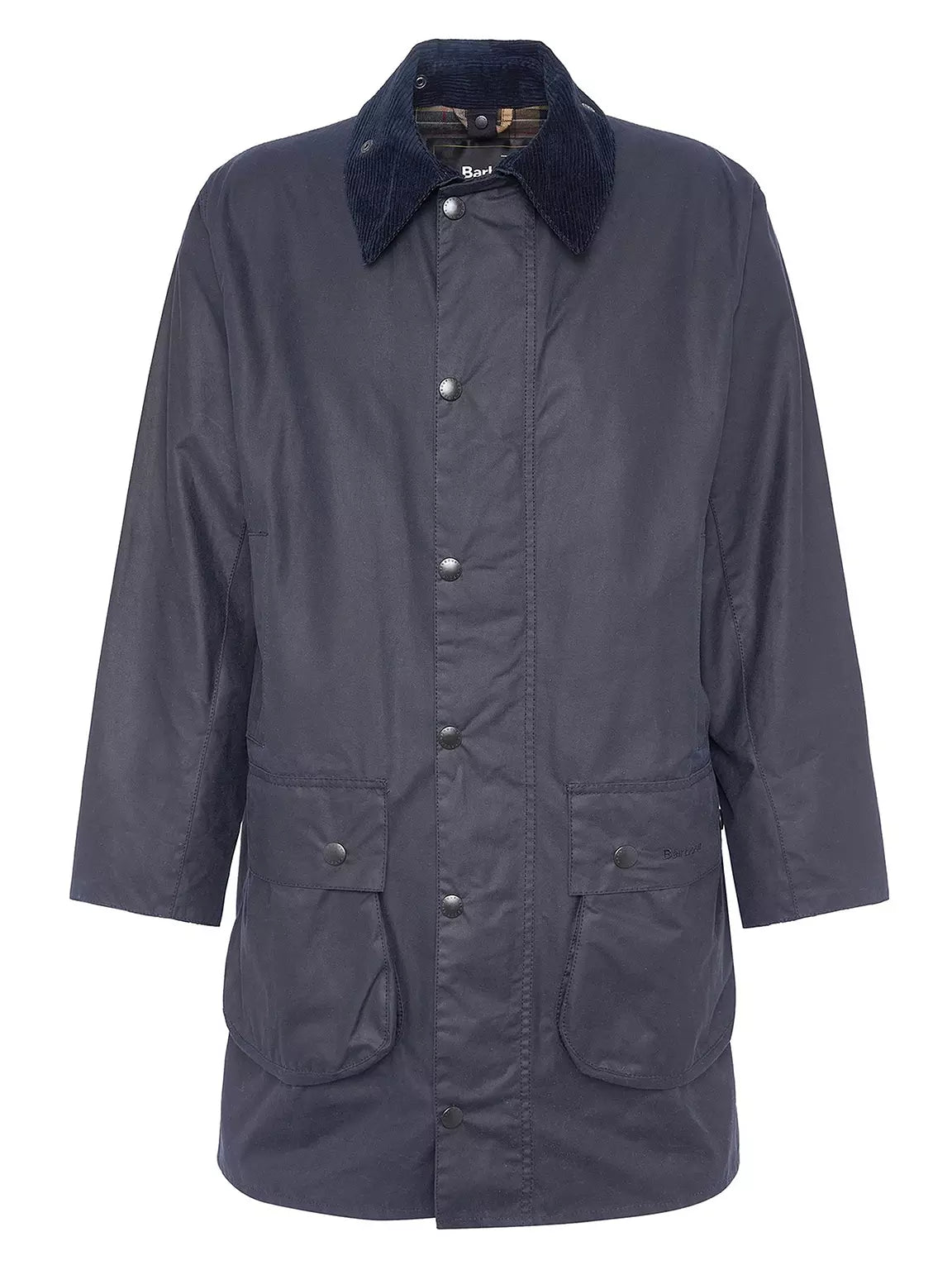 Border Wax Jacket - Navy