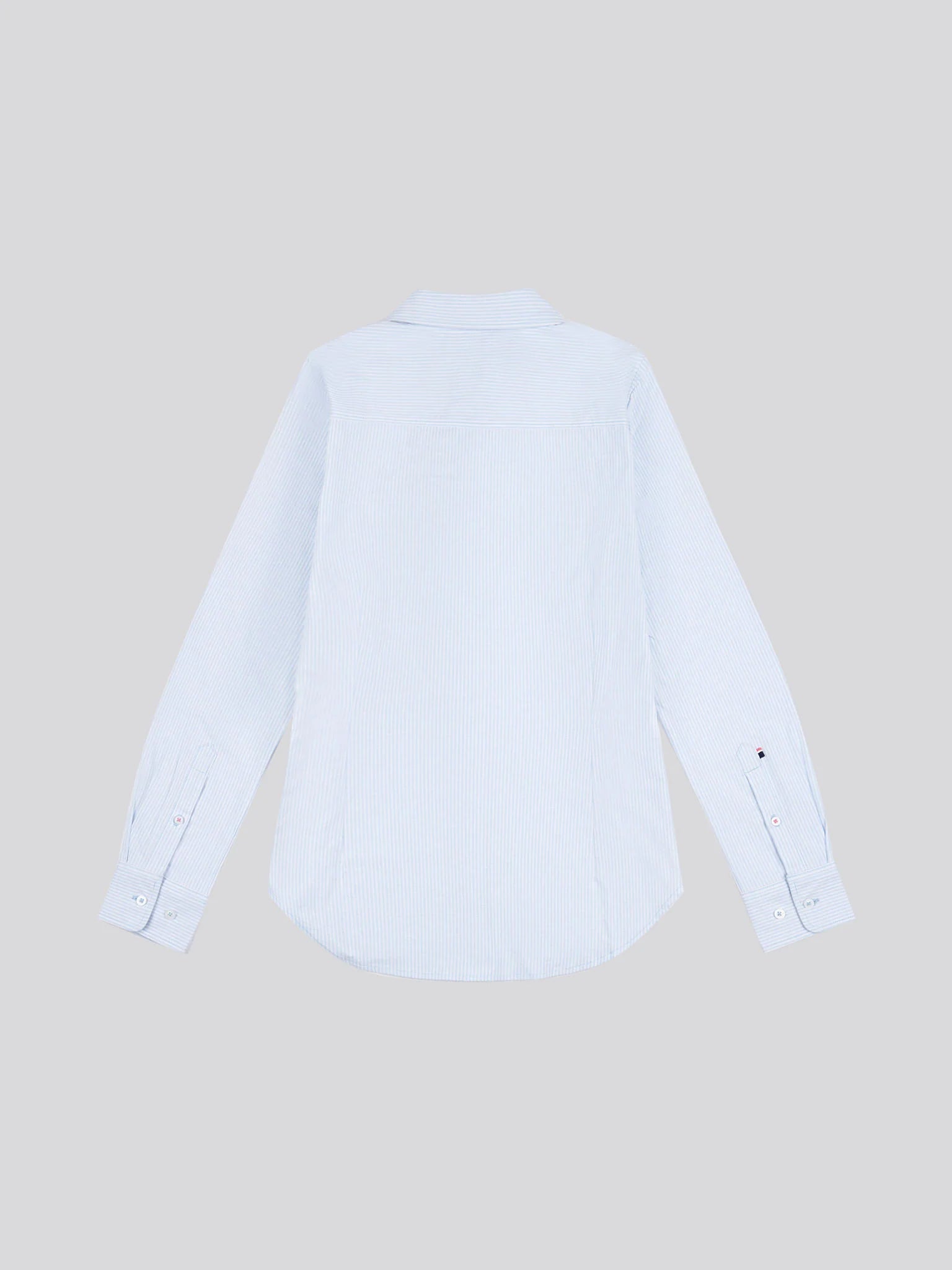 Womens Stripe Stretch Classic Fit Oxford Shirt in Windsurfer