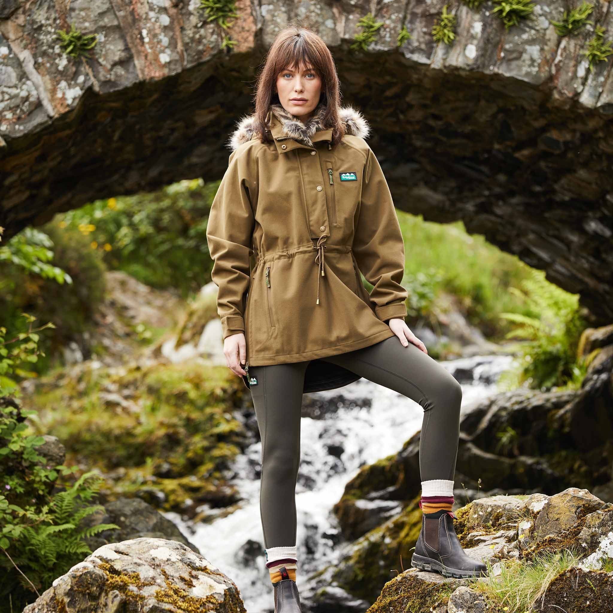 Womens Monsoon Nordic Smock - Teak