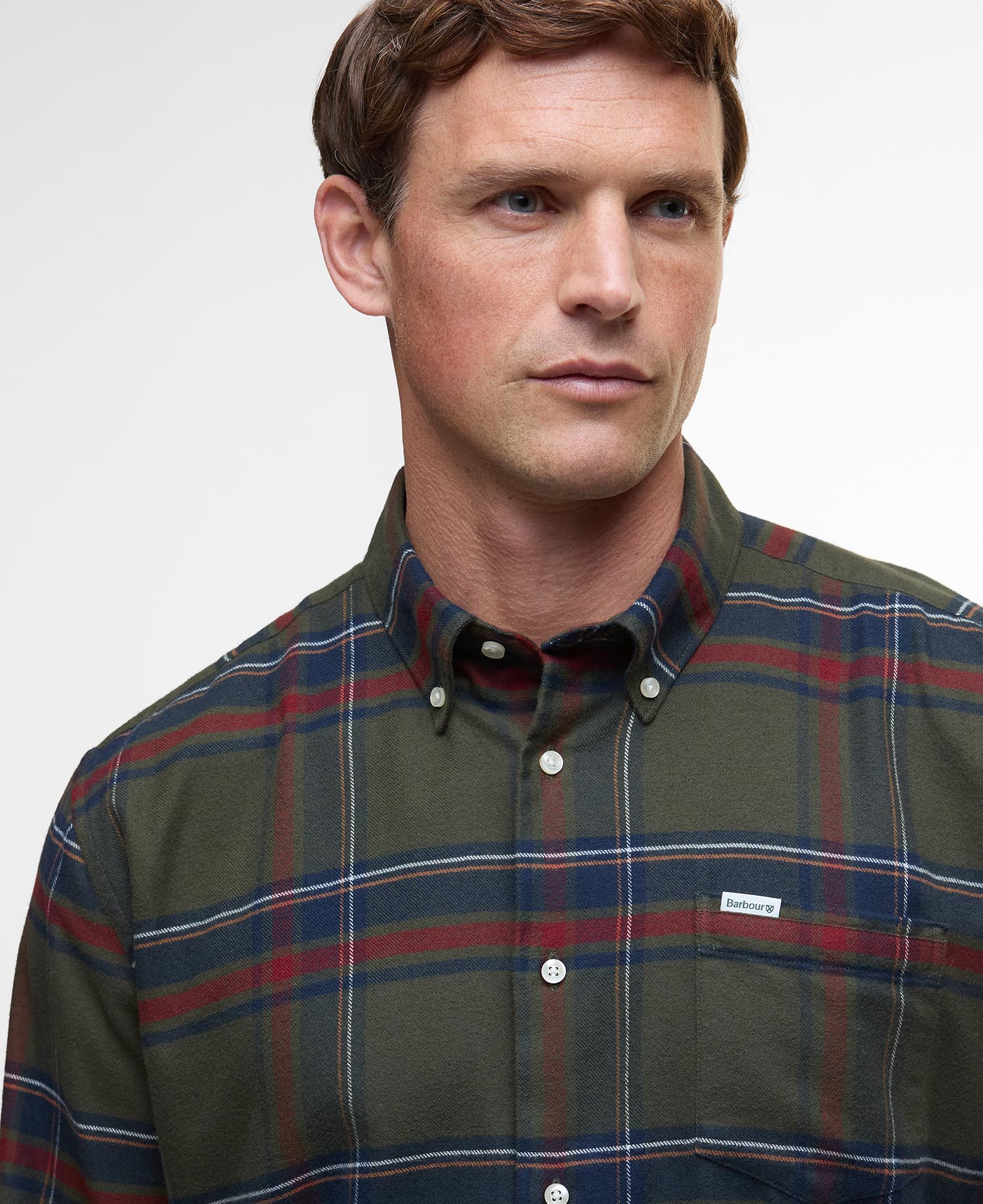 Dogwood Regular Long-Sleeved Shirt - Olive