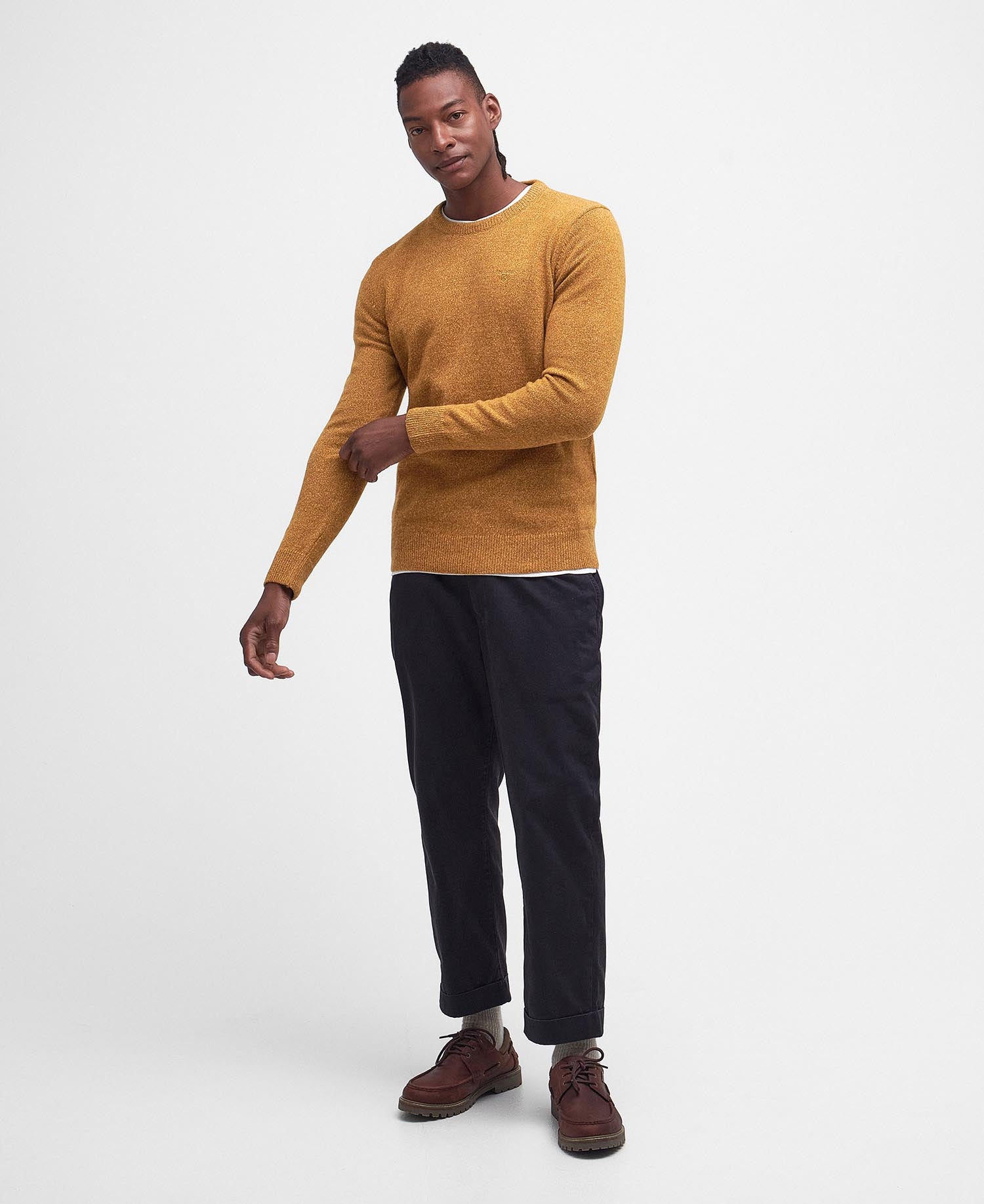 Essential Tisbury Crew-Neck Jumper - Copper