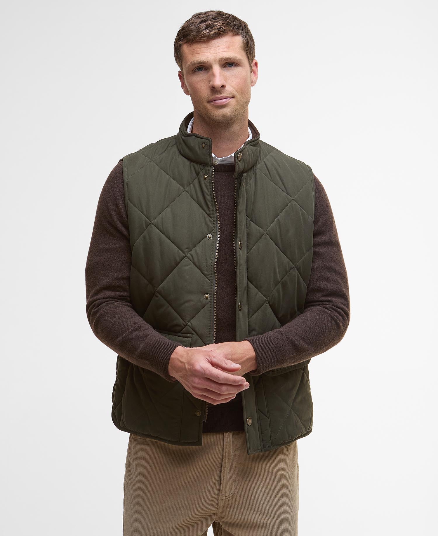 Winter Lowerdale Gilet - Dark Olive