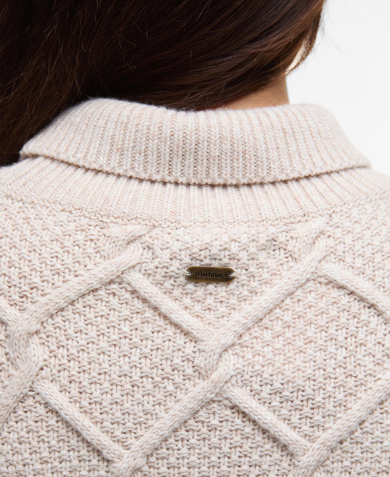 Burne Roll Neck Jumper - Oatmeal