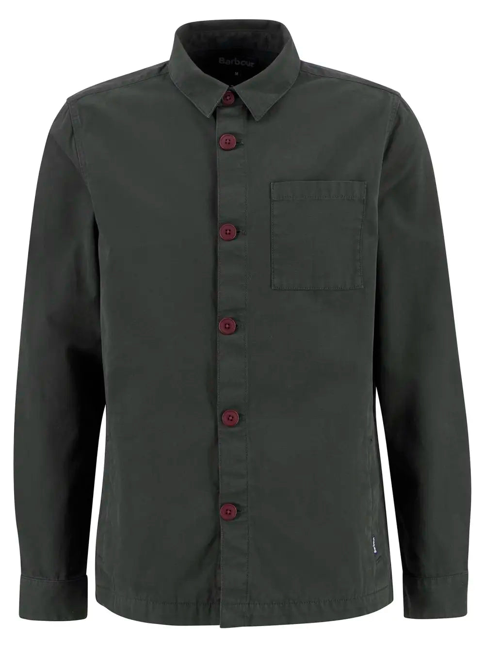 Washed Cotton Overshirt - Forest