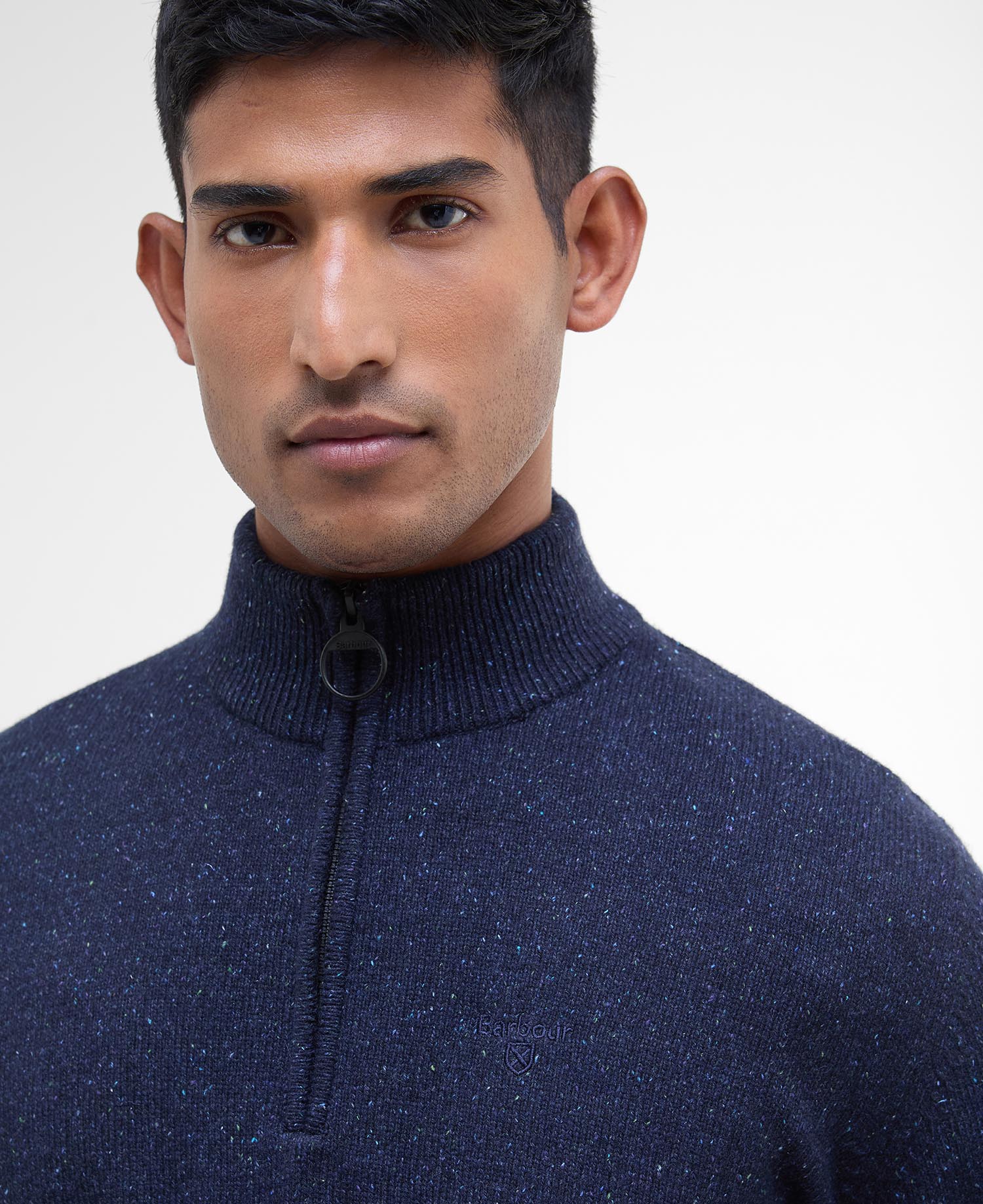 Essential Tisbury Half-Zip Jumper - Navy