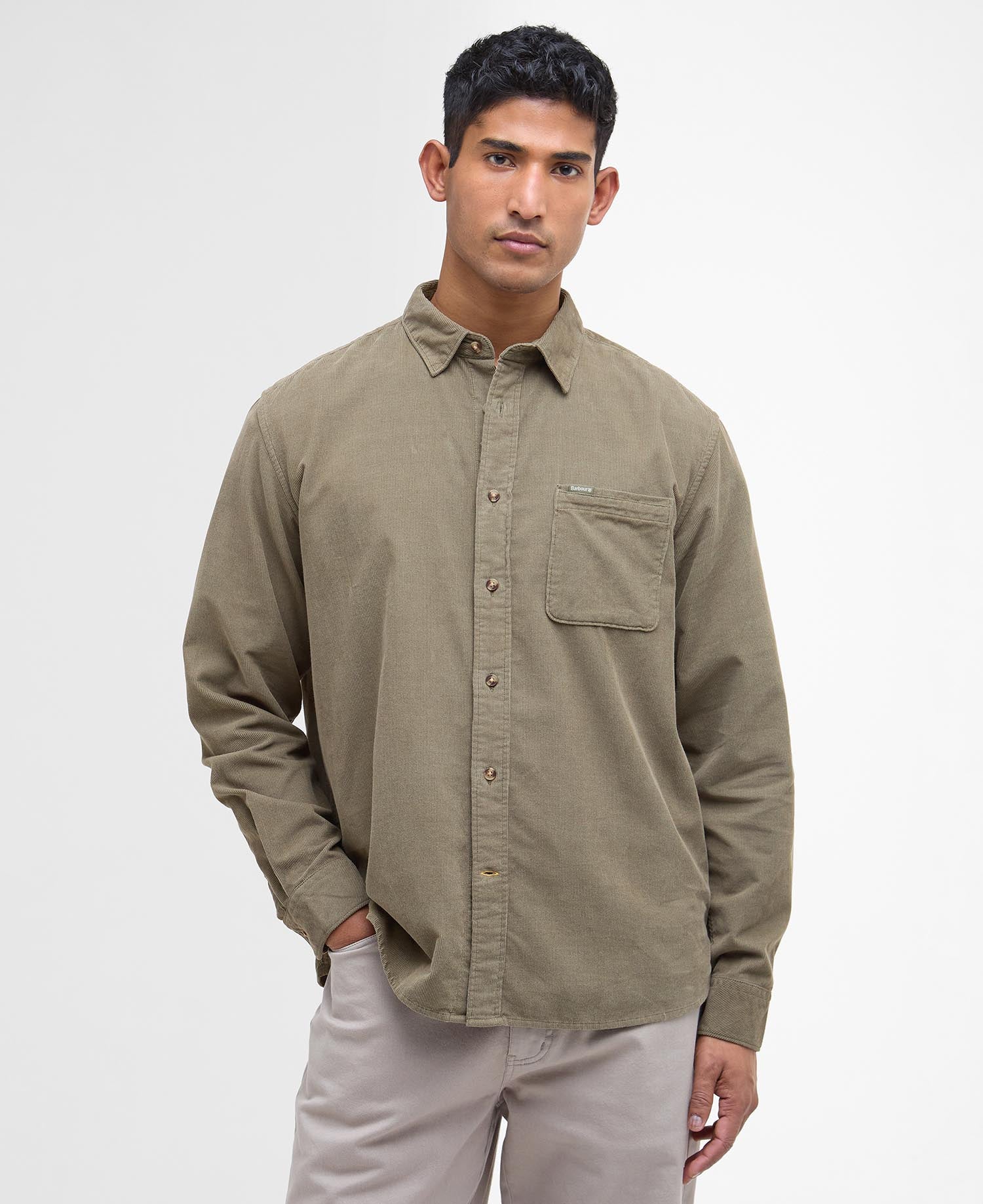 Bramside Relaxed Cord Shirt - Olive