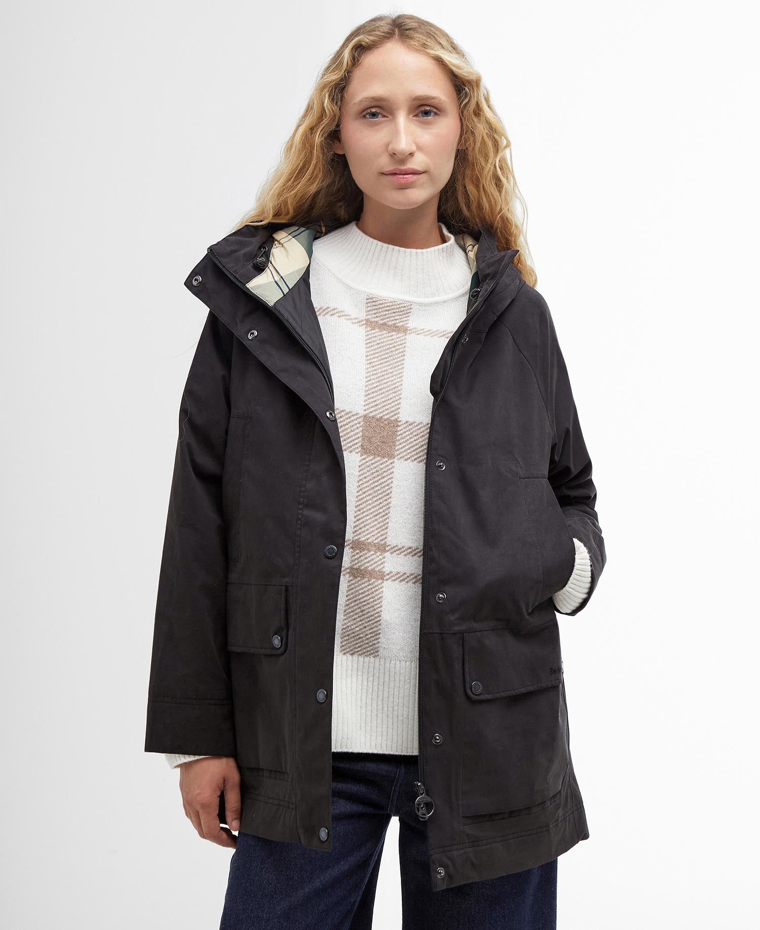 Winter Beadnell Waterproof Jacket - Black/Ancient