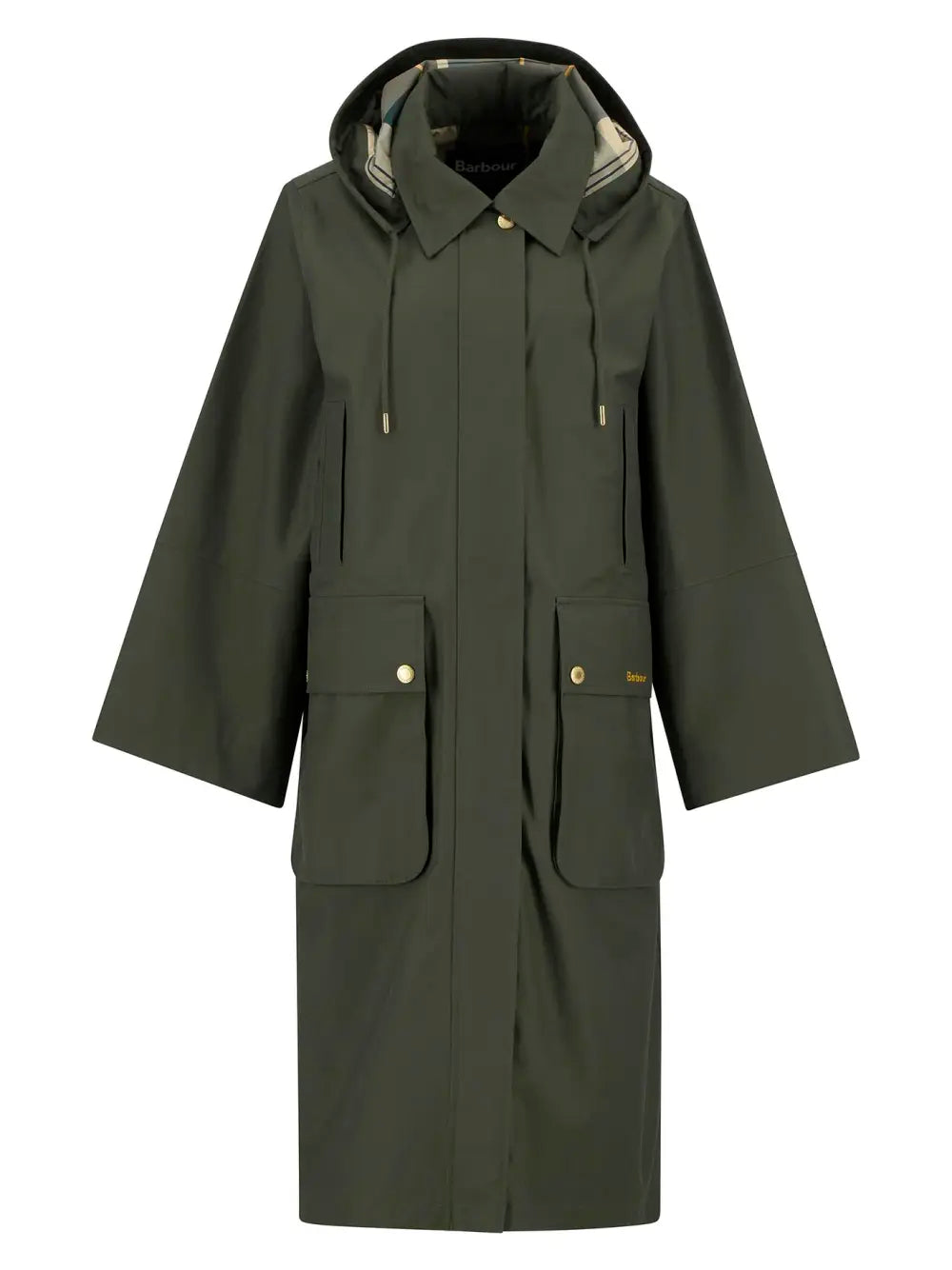 Maude Waterproof Jacket - Olive/Ancient Tartan
