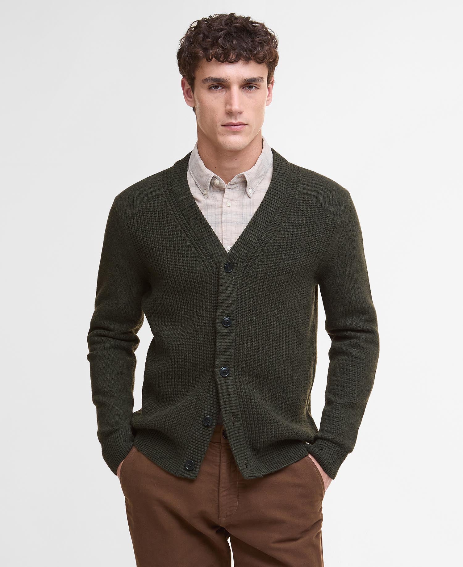 Mainland Cardigan - Olive