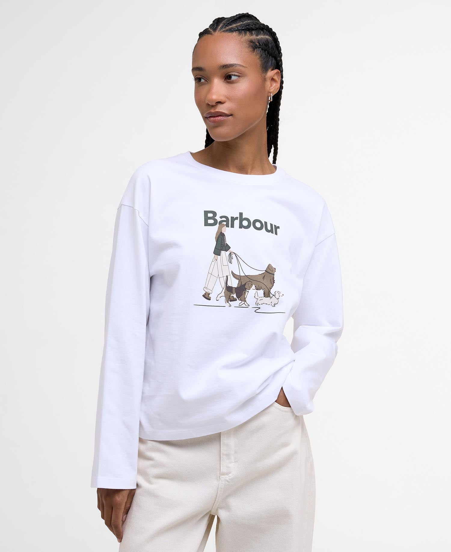 Woodhouse Long-Sleeved T-Shirt - White
