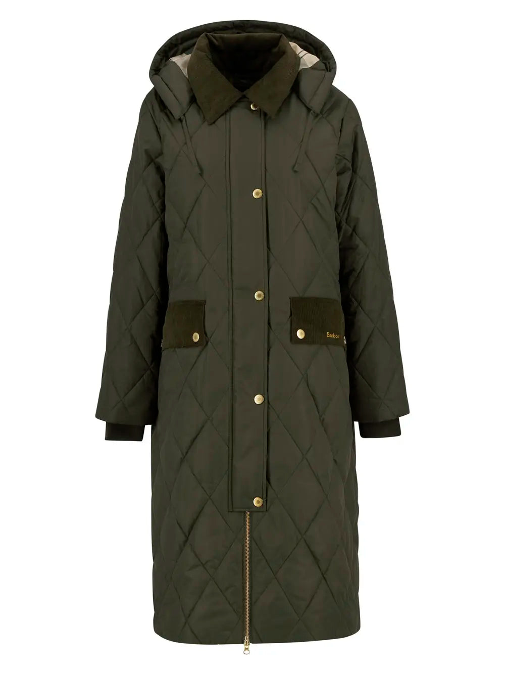 Meredith Quilted Jacket - Olive/Ancient Tartan