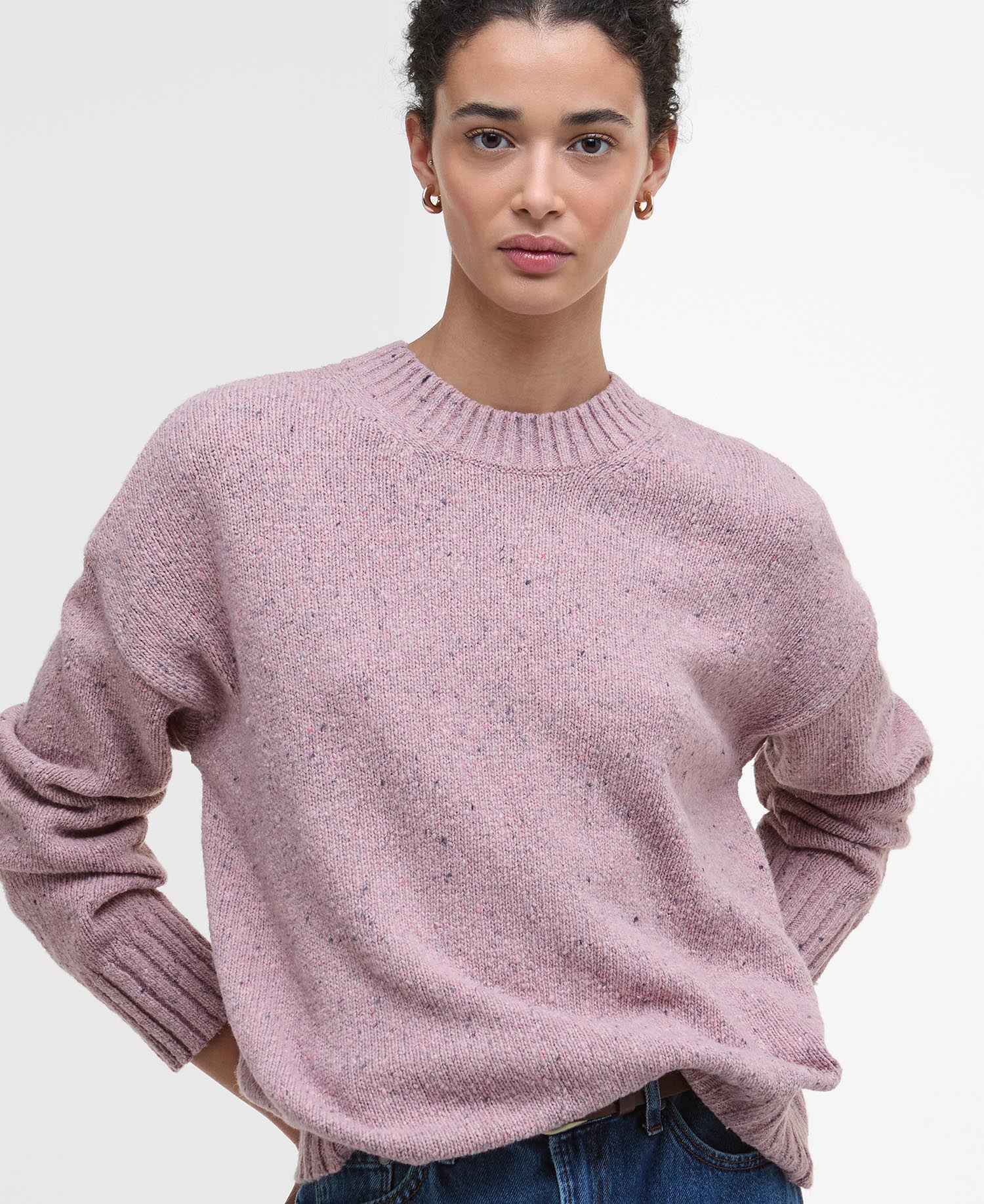 Lavensdale Crew Neck Jumper - Pink Blush