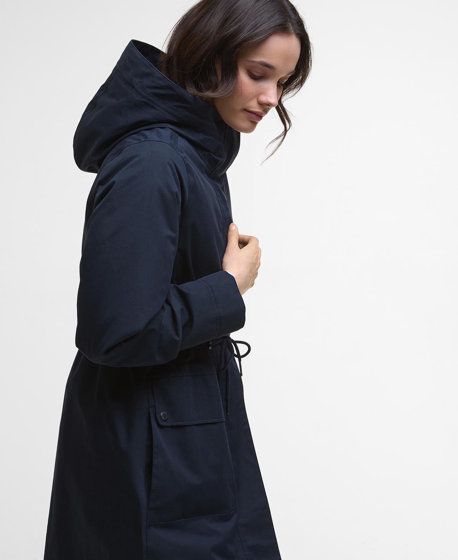 Bowlees Waterproof Jacket - Deep Navy/Dress Tartan