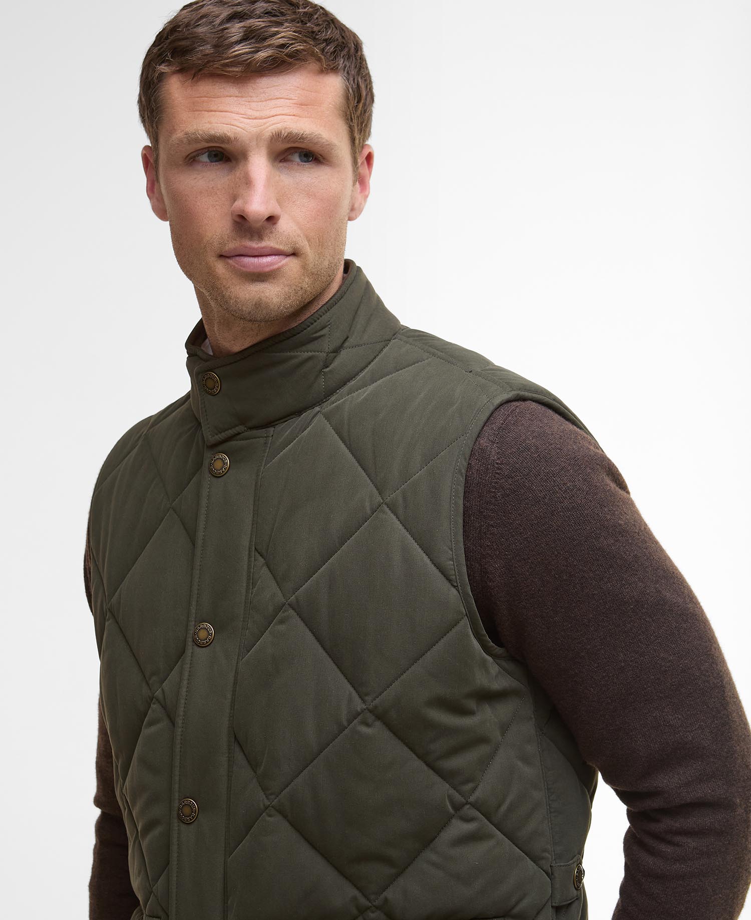 Winter Lowerdale Gilet - Dark Olive