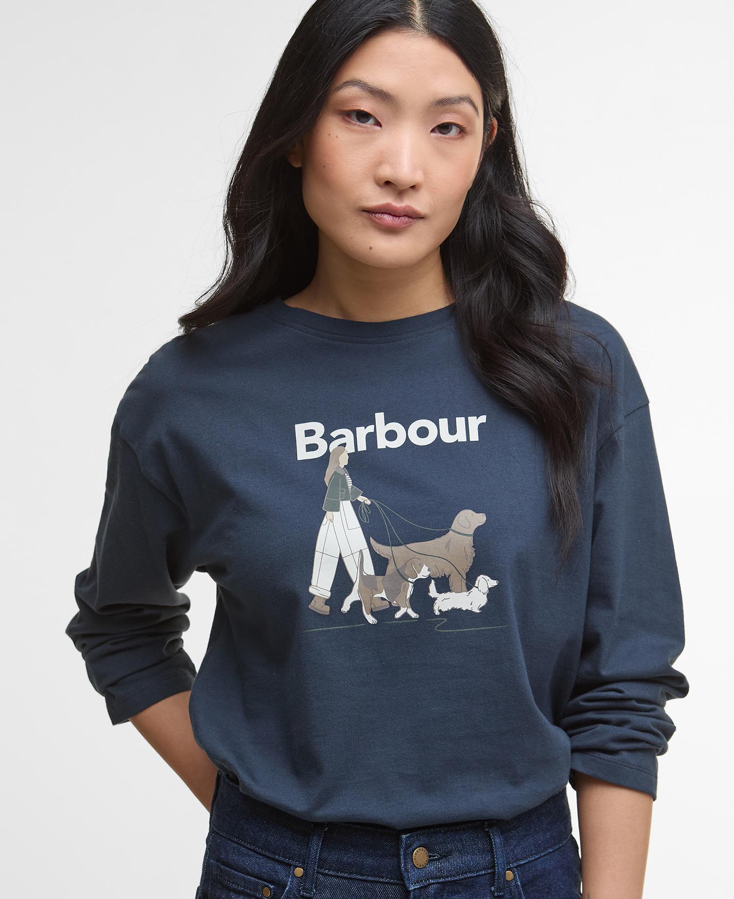 Woodhouse Long-Sleeved T-Shirt - Navy