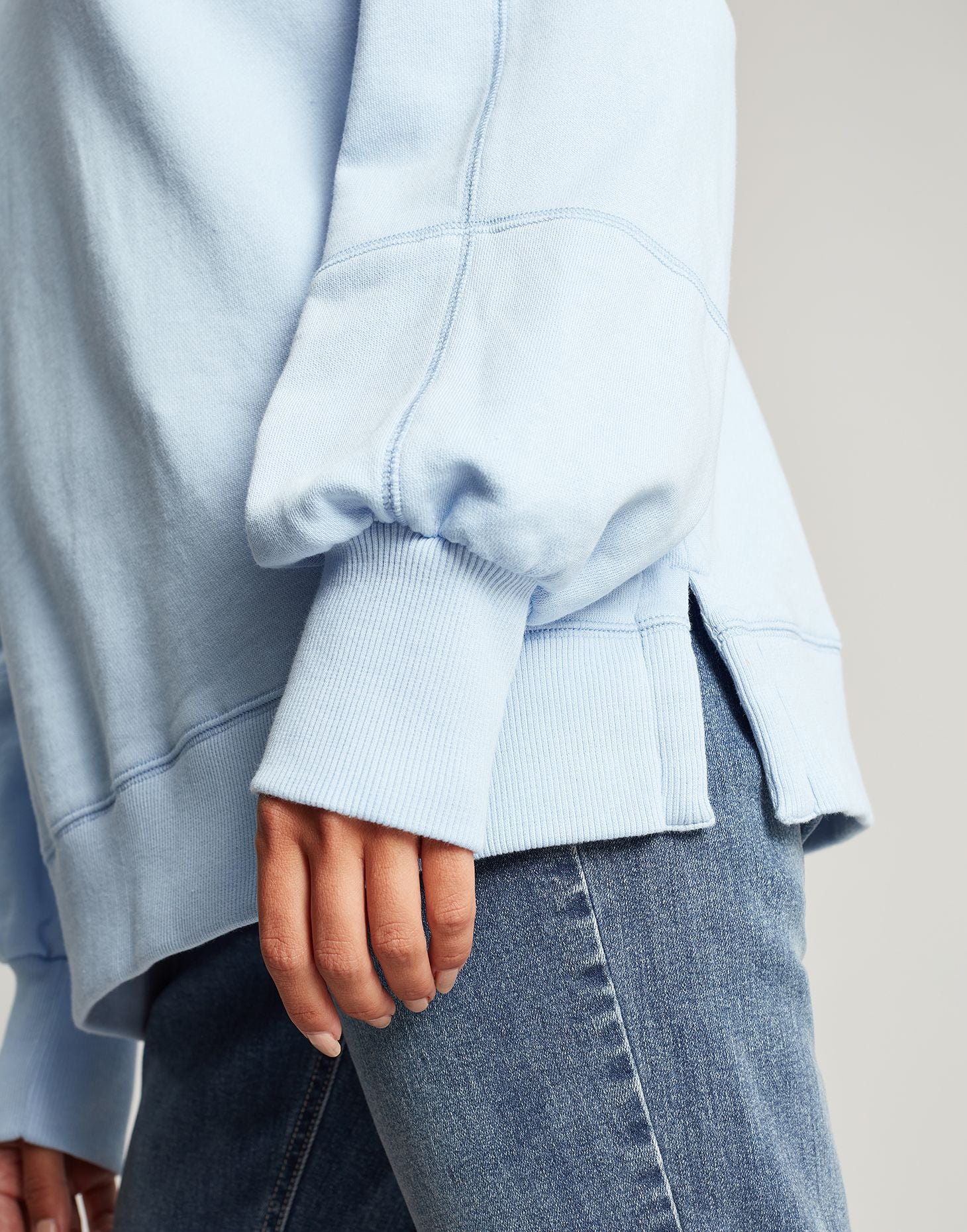 Amina Crew Neck Sweatshirt - Yorkshire Sky