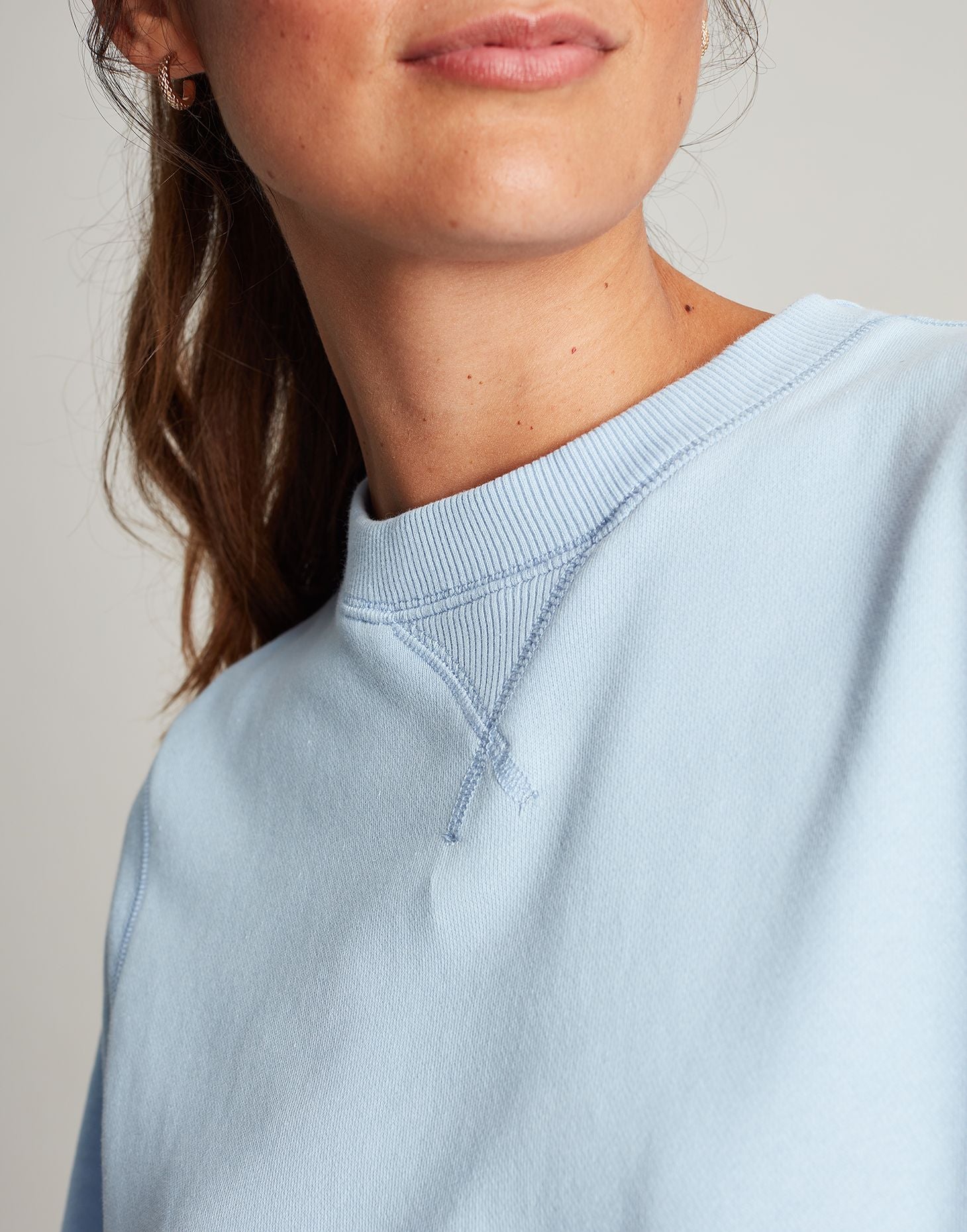 Amina Crew Neck Sweatshirt - Yorkshire Sky