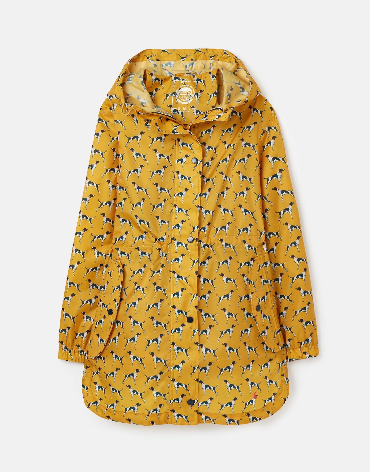 Golightly Printed Waterproof Packaway Coat - Pointer